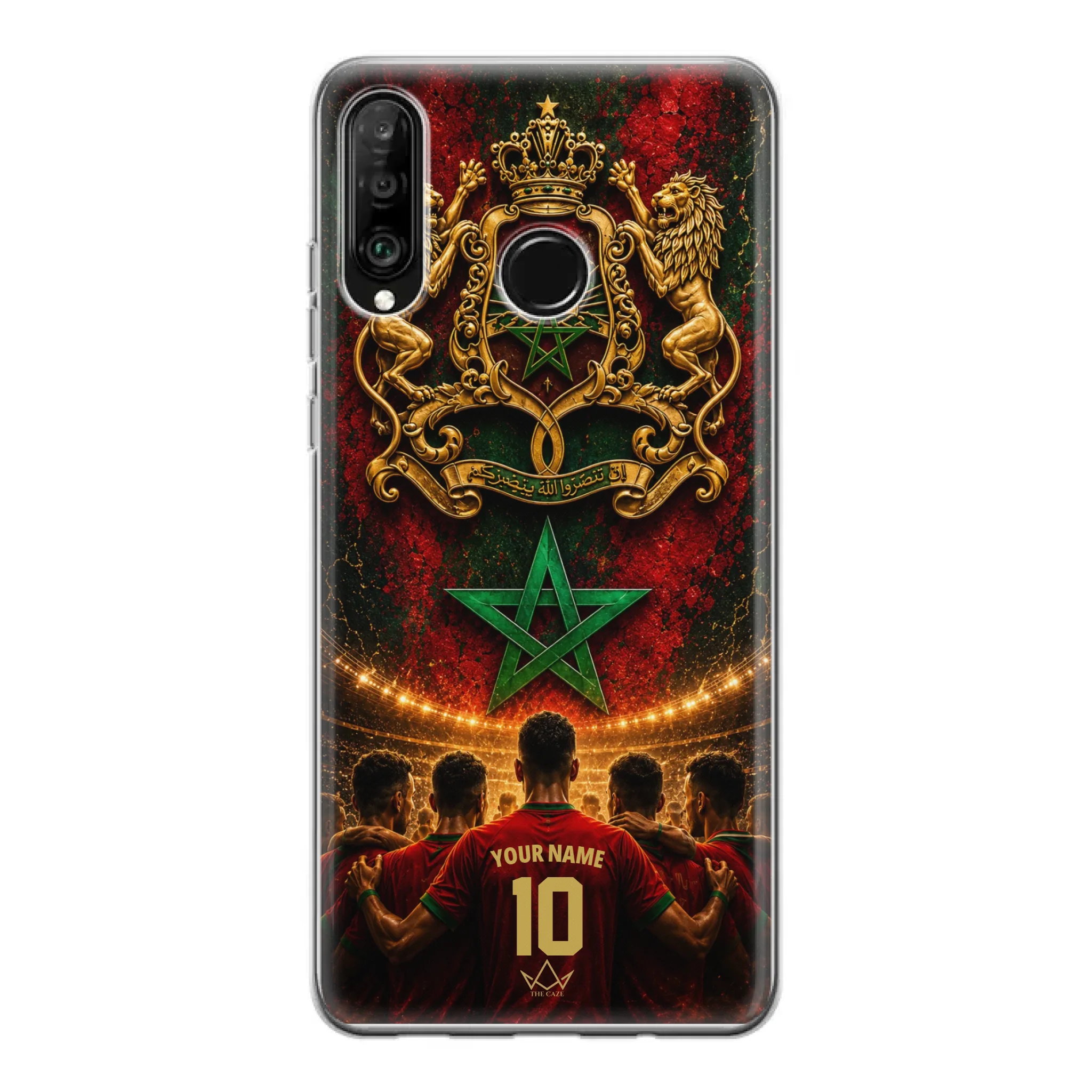 Custom World Cup football phone case Diaspora Pride- Morocco