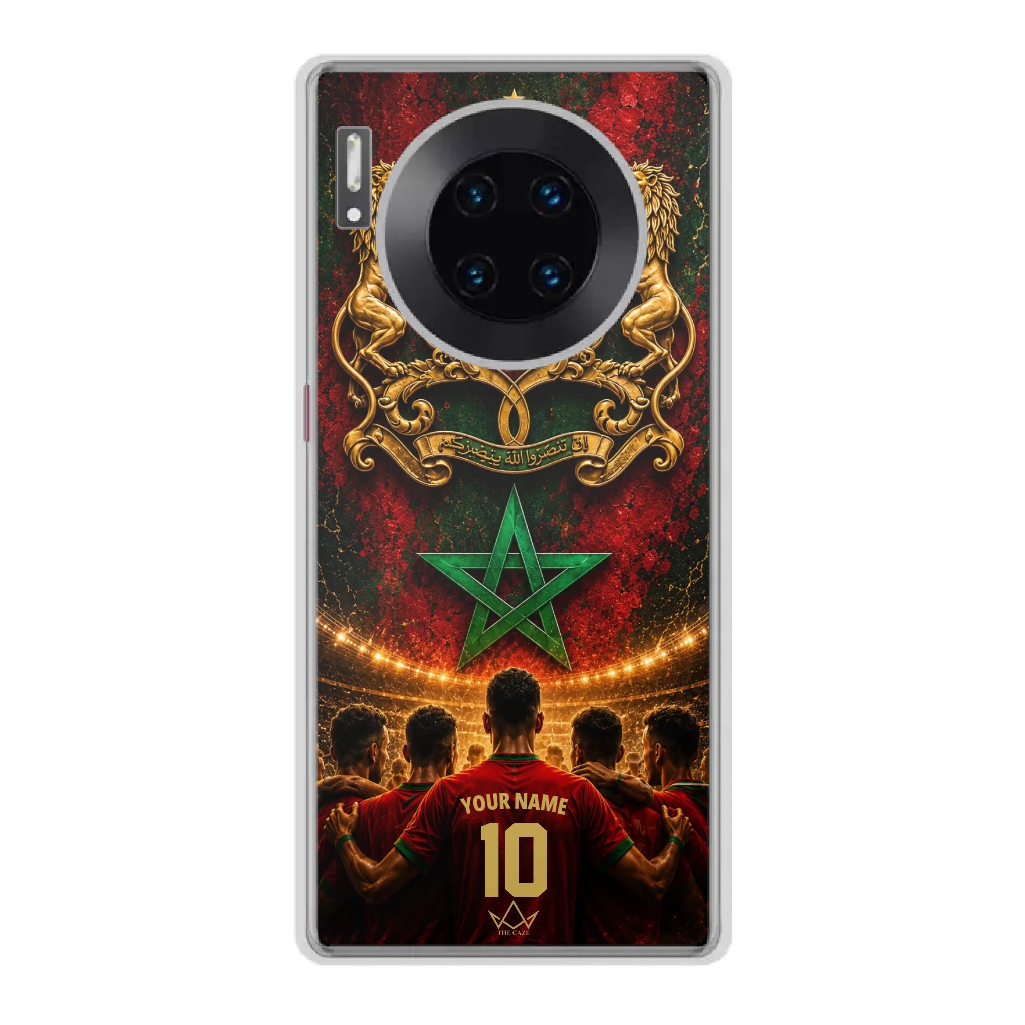 Custom World Cup football phone case Diaspora Pride- Morocco