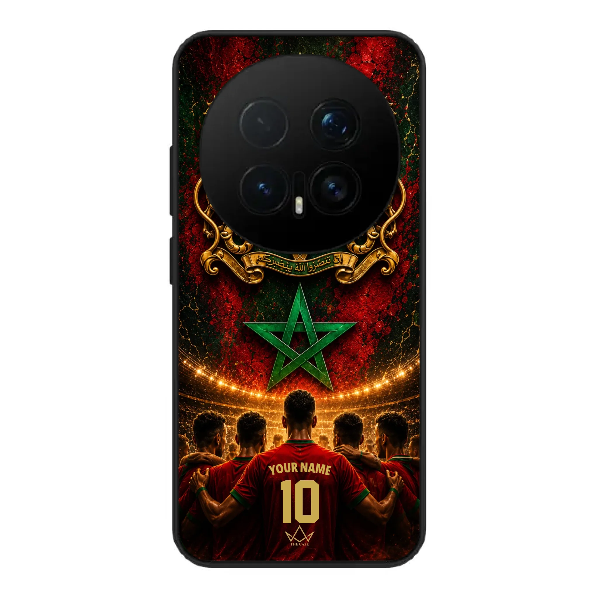 Custom World Cup football phone case Diaspora Pride- Morocco