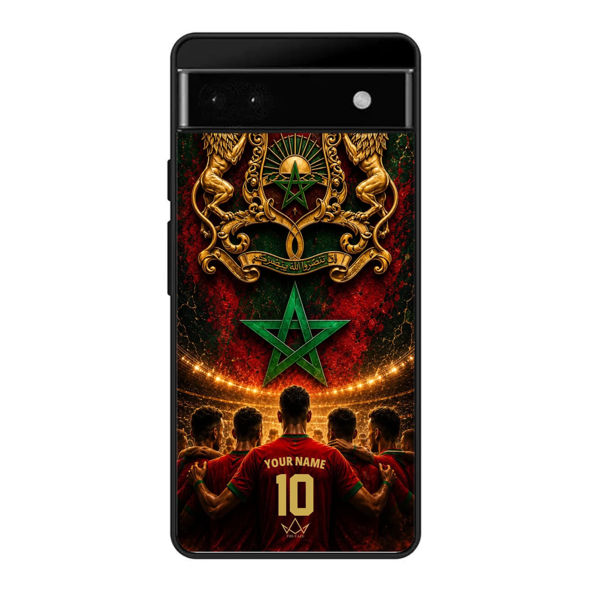 Custom World Cup football phone case Diaspora Pride- Morocco