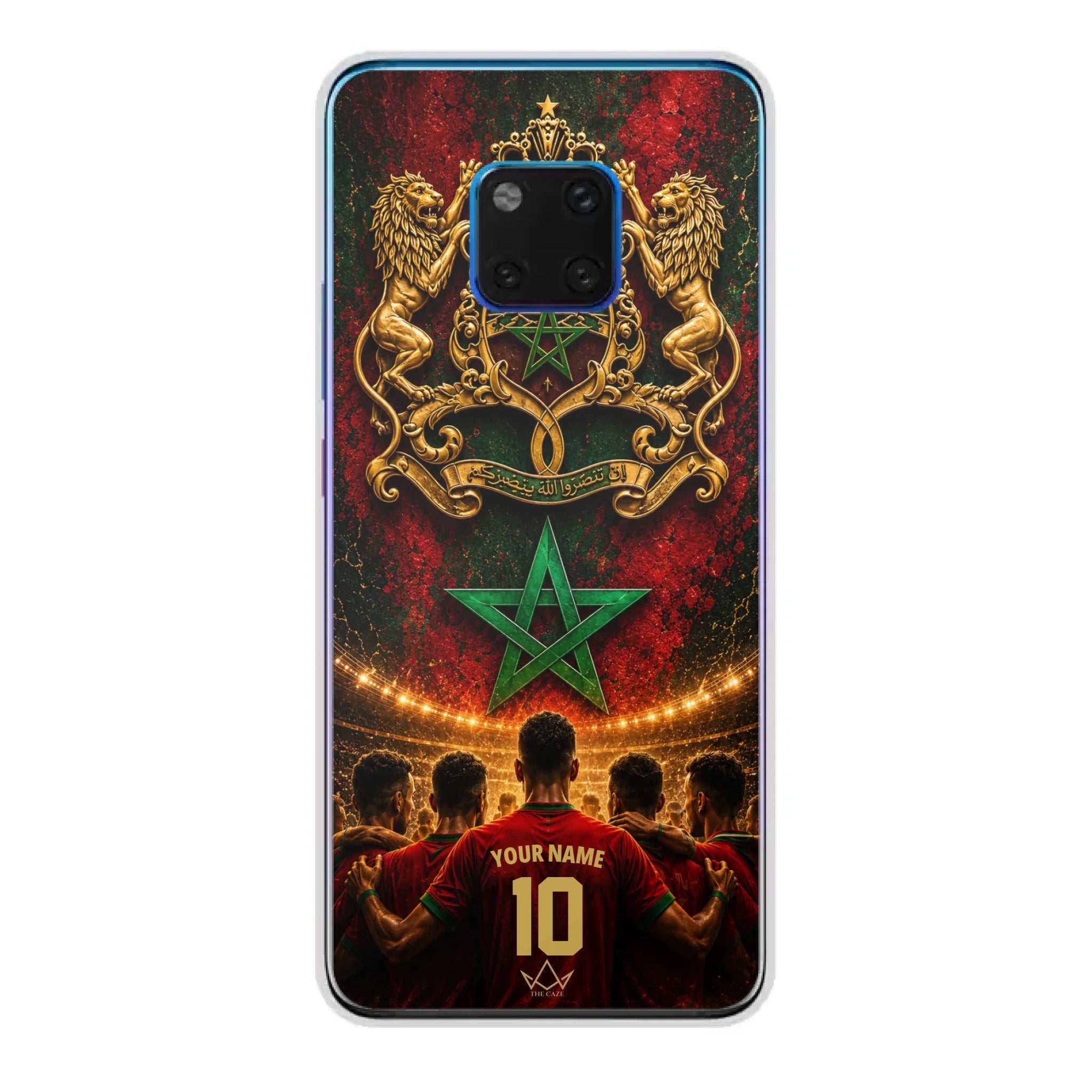 Custom World Cup football phone case Diaspora Pride- Morocco