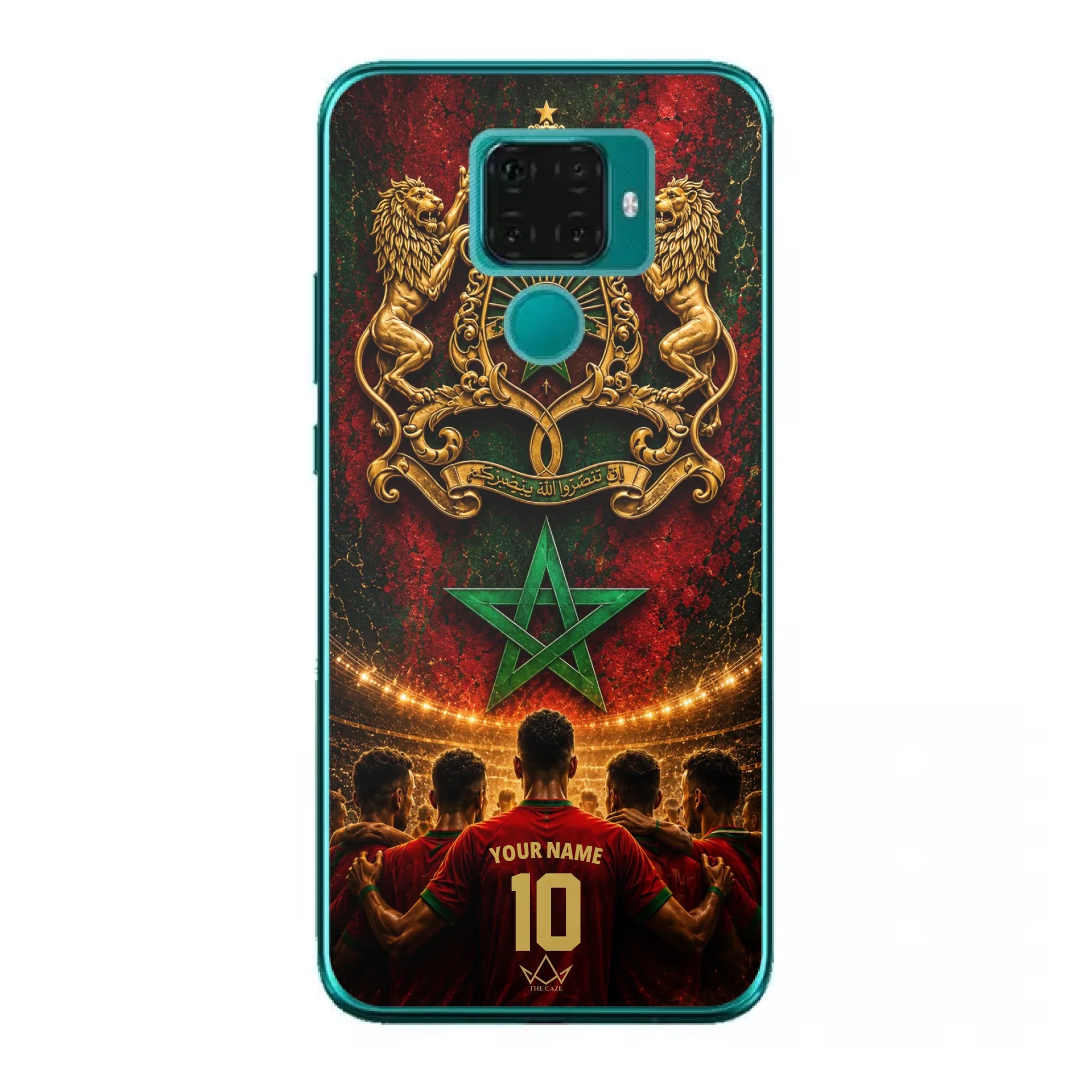 Custom World Cup football phone case Diaspora Pride- Morocco
