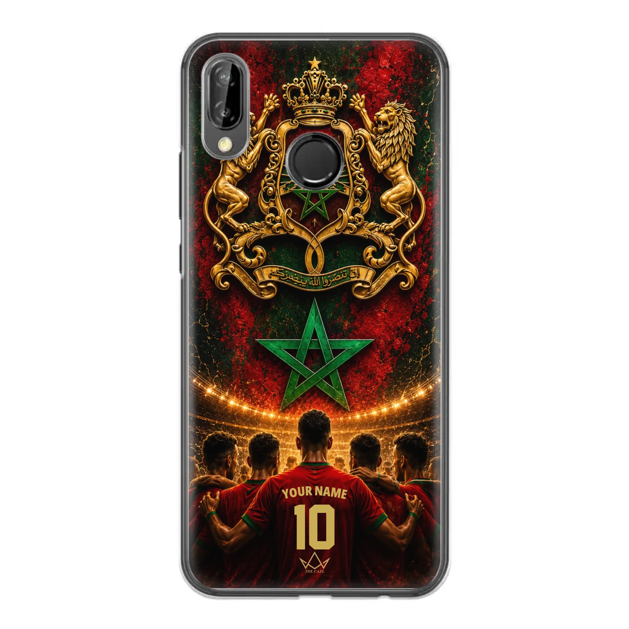 Custom World Cup football phone case Diaspora Pride- Morocco