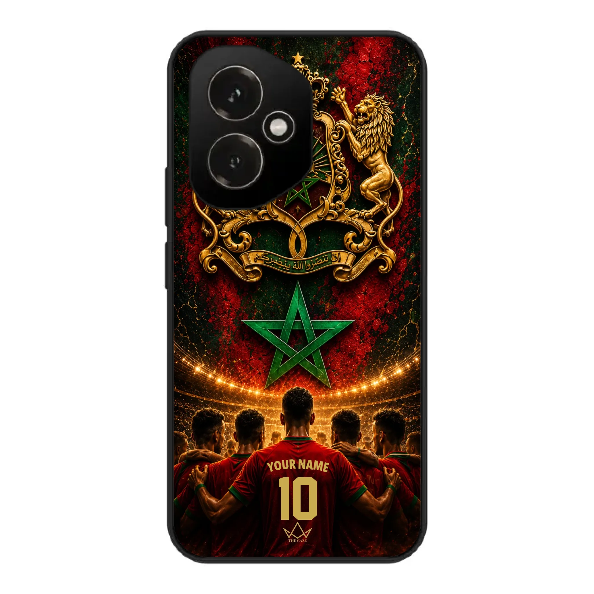 Custom World Cup football phone case Diaspora Pride- Morocco