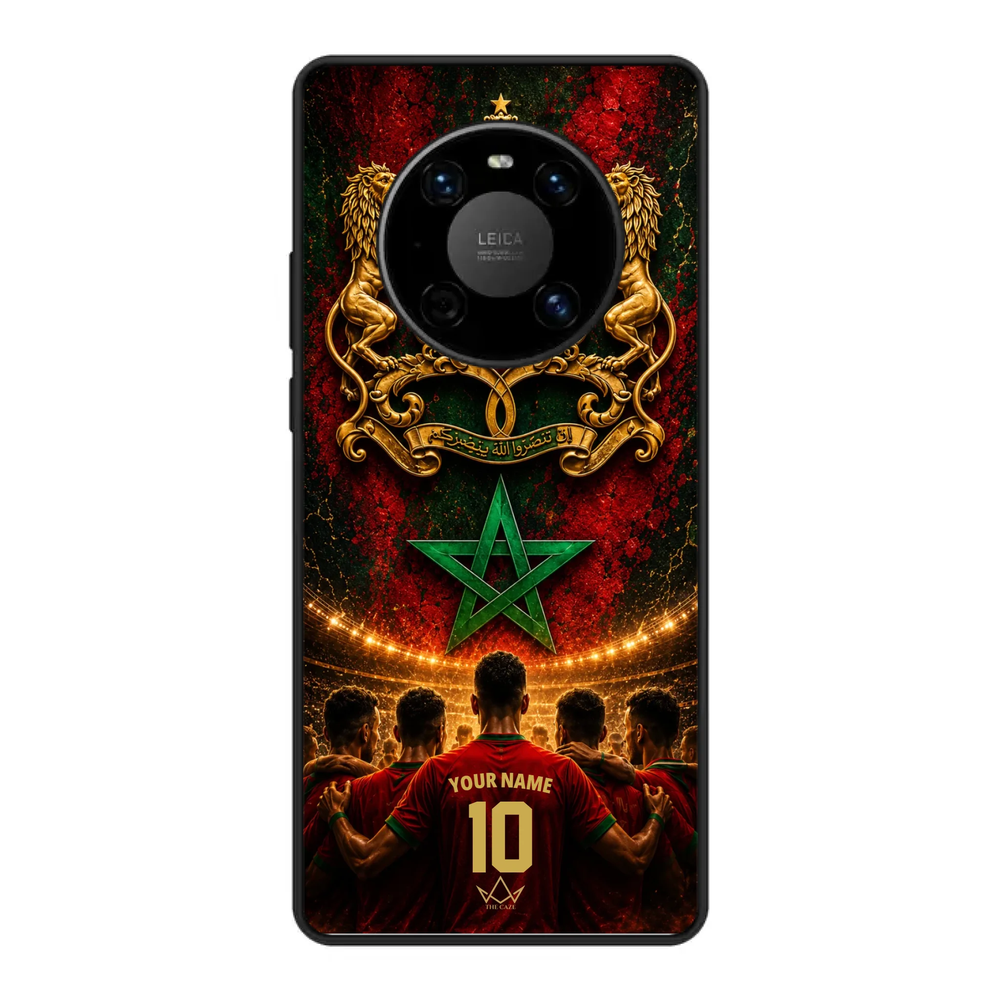 Custom World Cup football phone case Diaspora Pride- Morocco