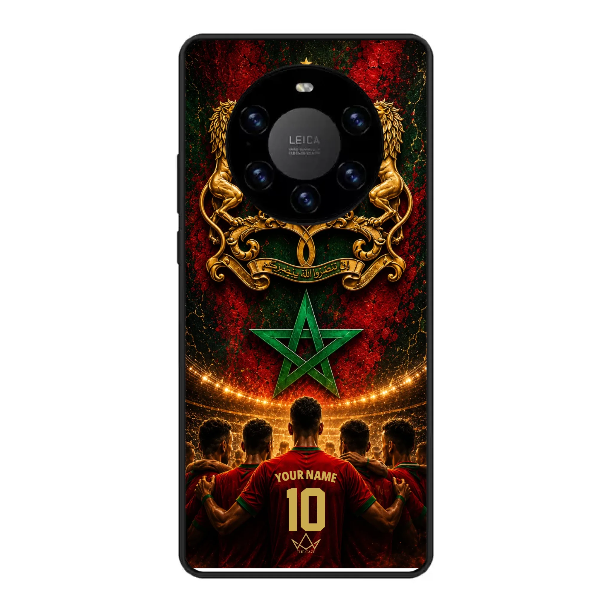 Custom World Cup football phone case Diaspora Pride- Morocco