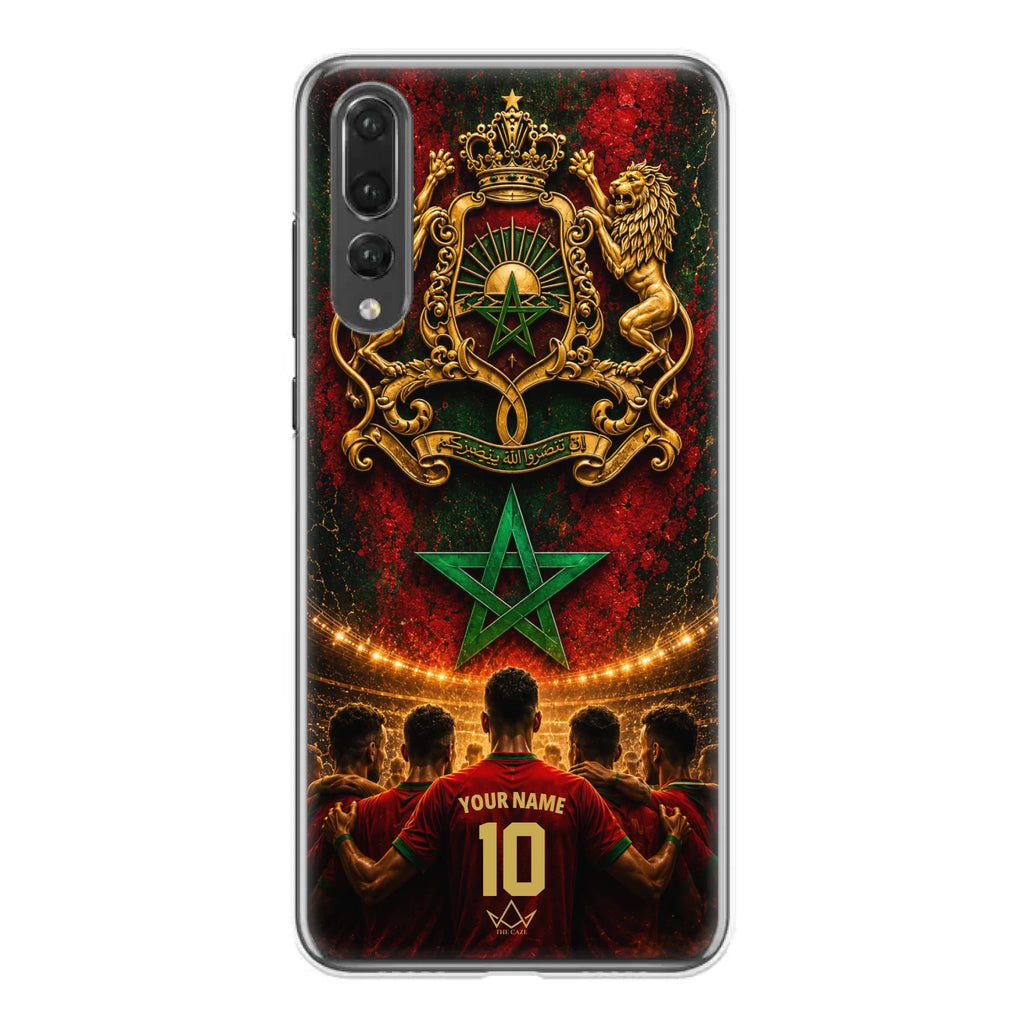 Custom World Cup football phone case Diaspora Pride- Morocco