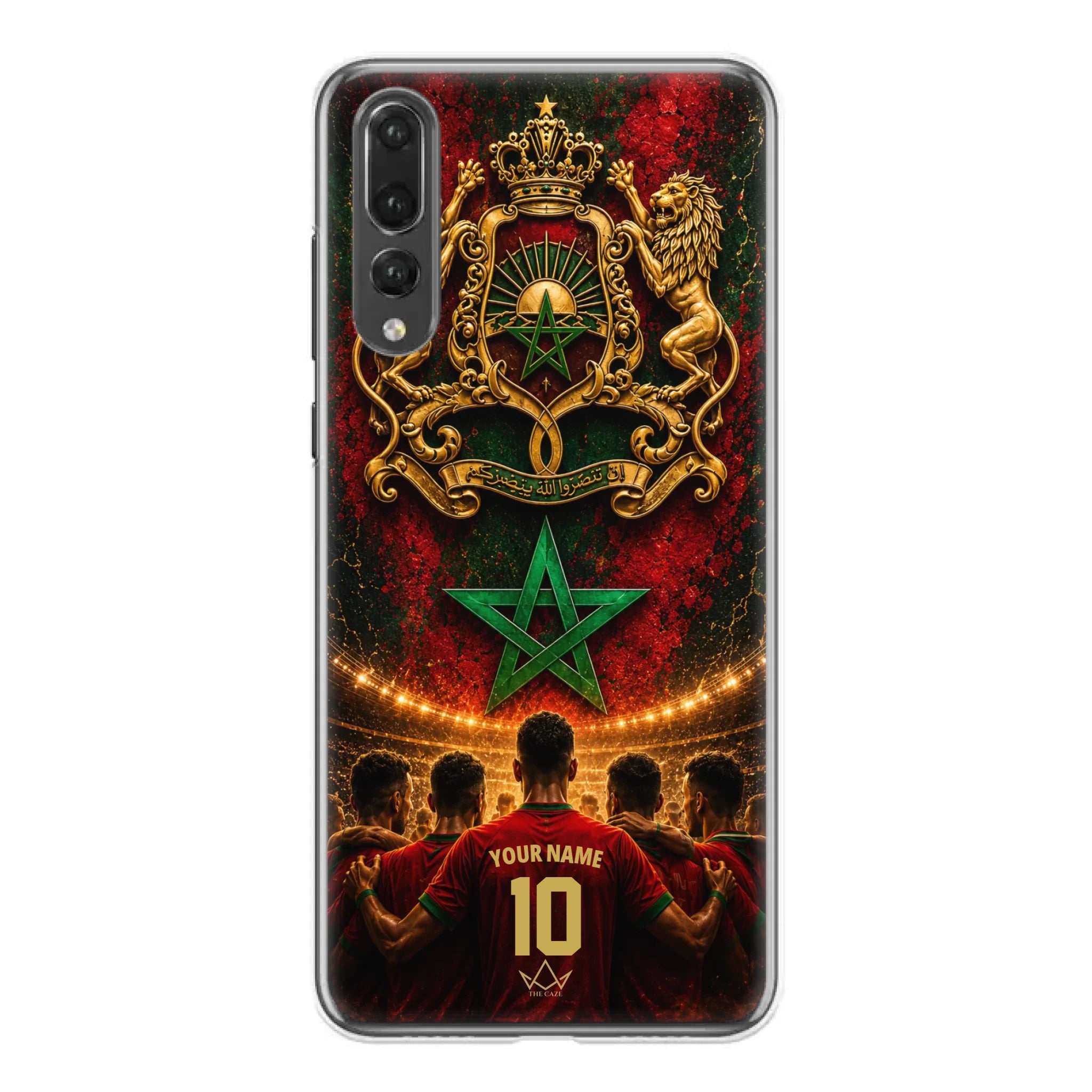 Custom World Cup football phone case Diaspora Pride- Morocco