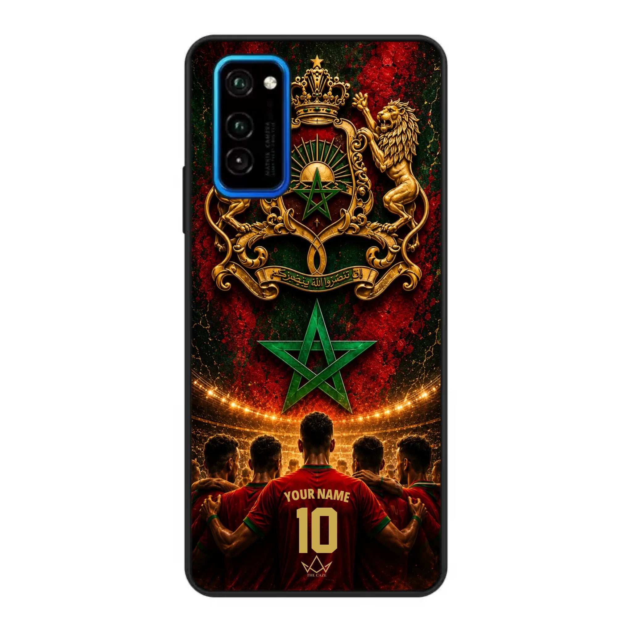 Custom World Cup football phone case Diaspora Pride- Morocco