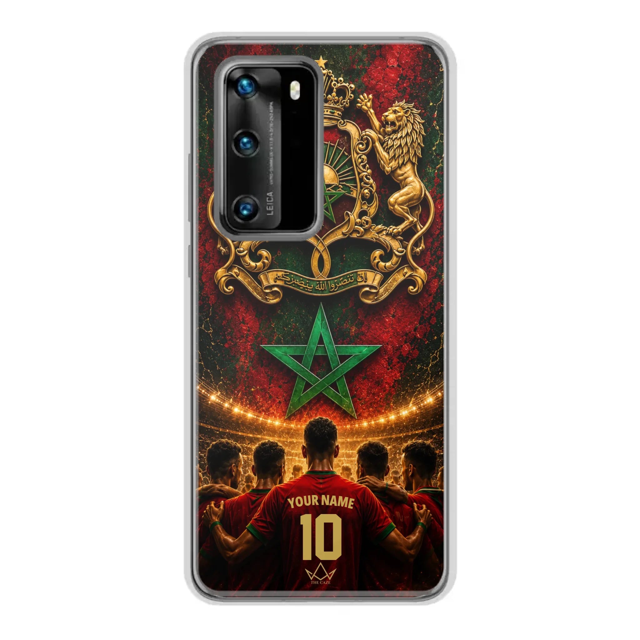 Custom World Cup football phone case Diaspora Pride- Morocco