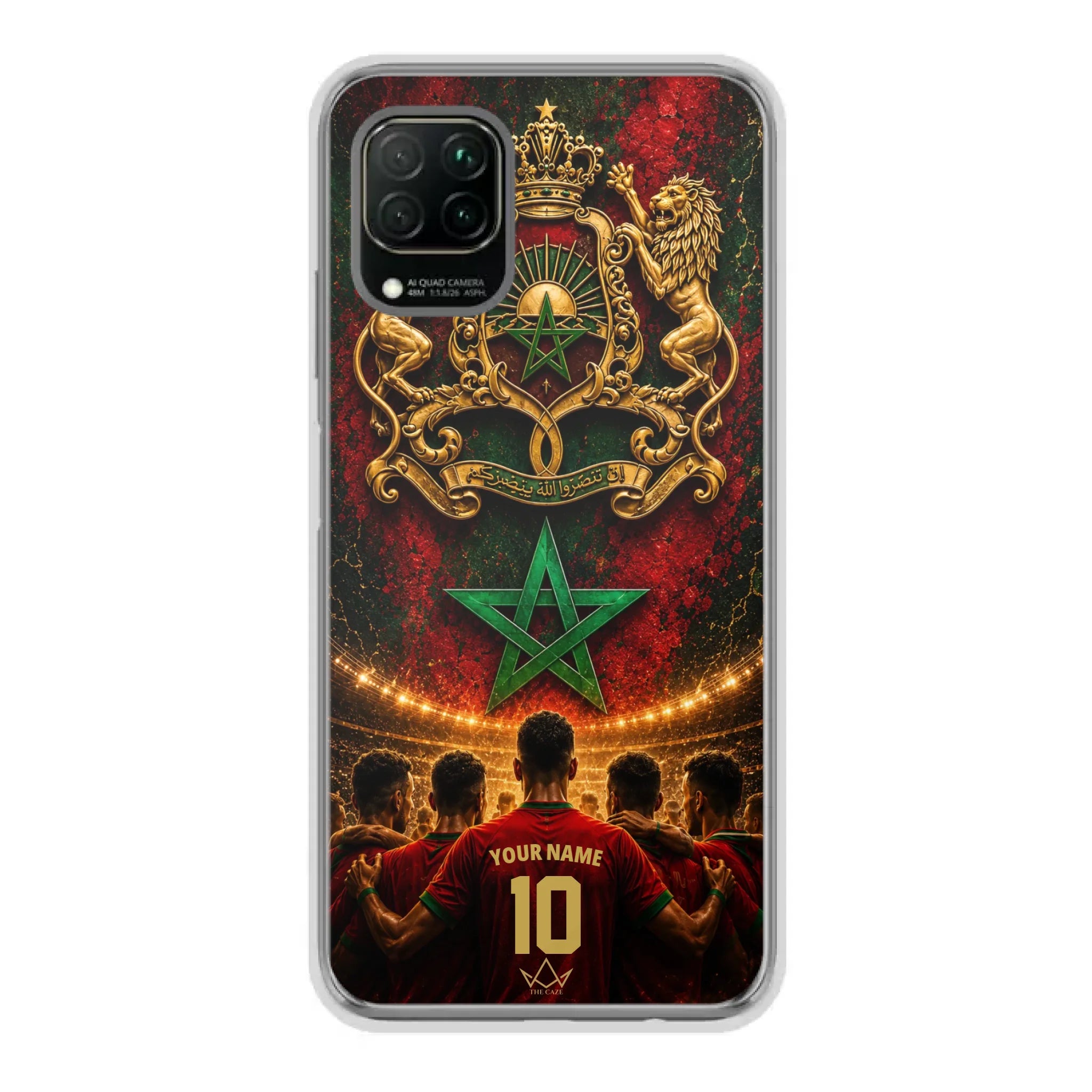 Custom World Cup football phone case Diaspora Pride- Morocco