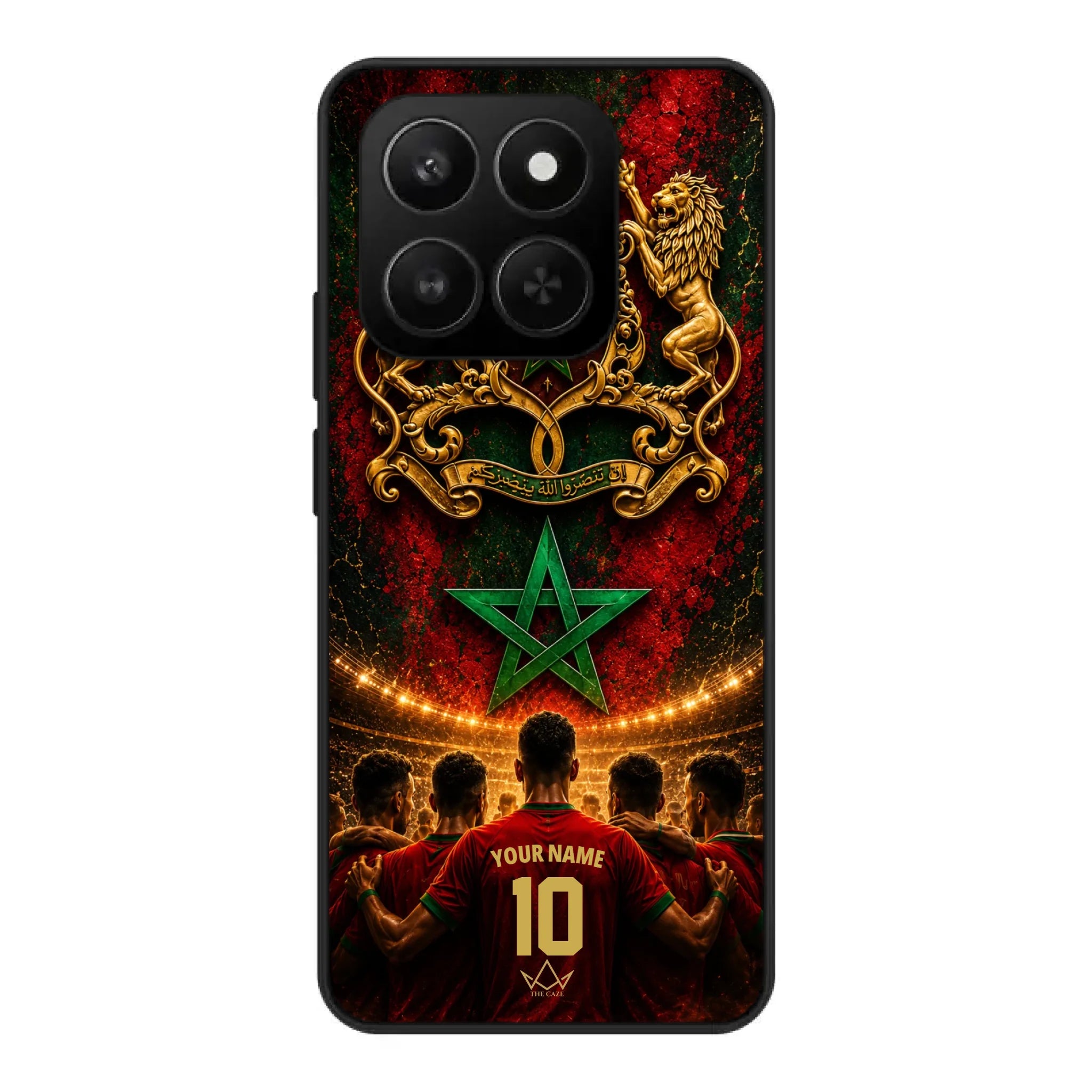 Custom World Cup football phone case Diaspora Pride- Morocco