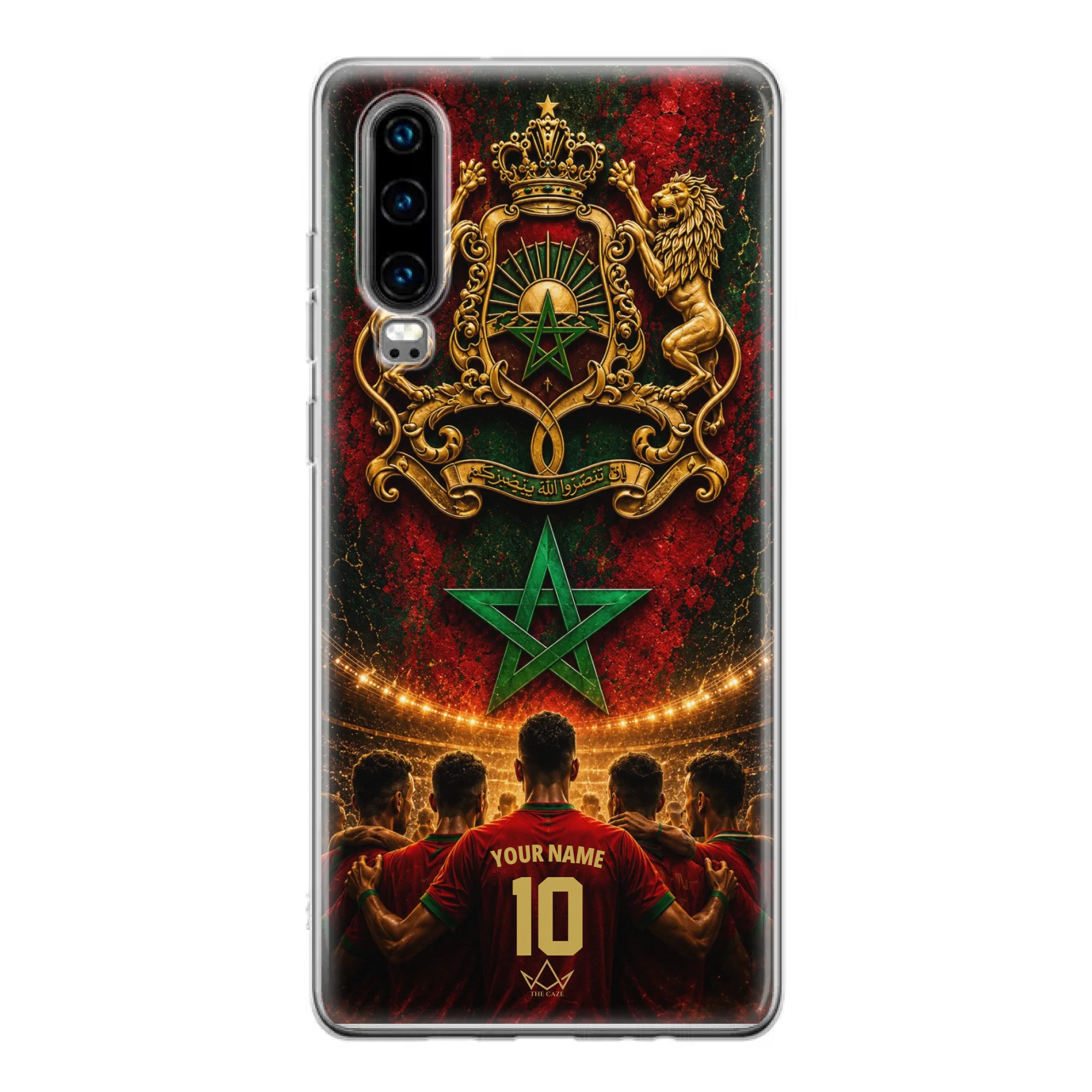 Custom World Cup football phone case Diaspora Pride- Morocco