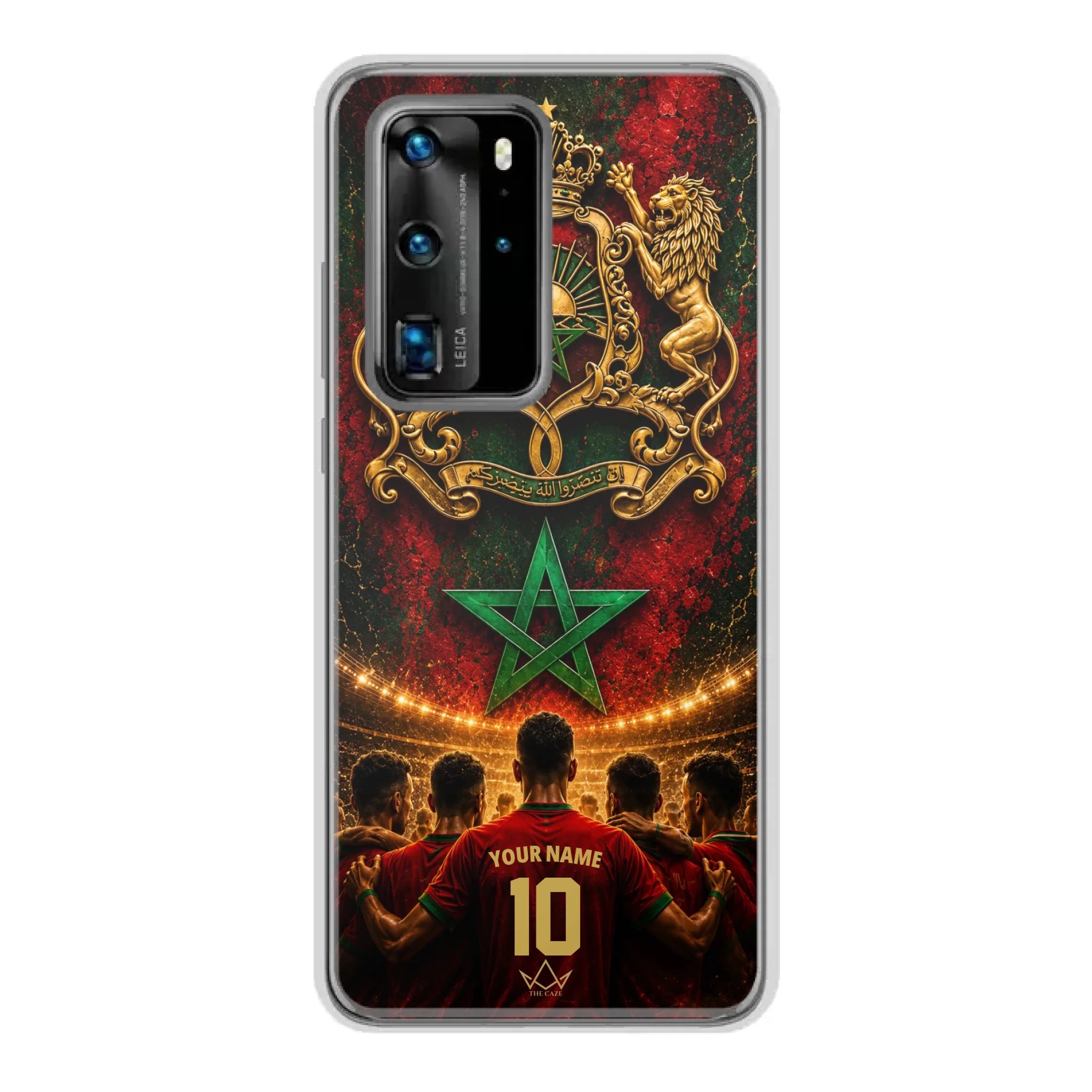 Custom World Cup football phone case Diaspora Pride- Morocco