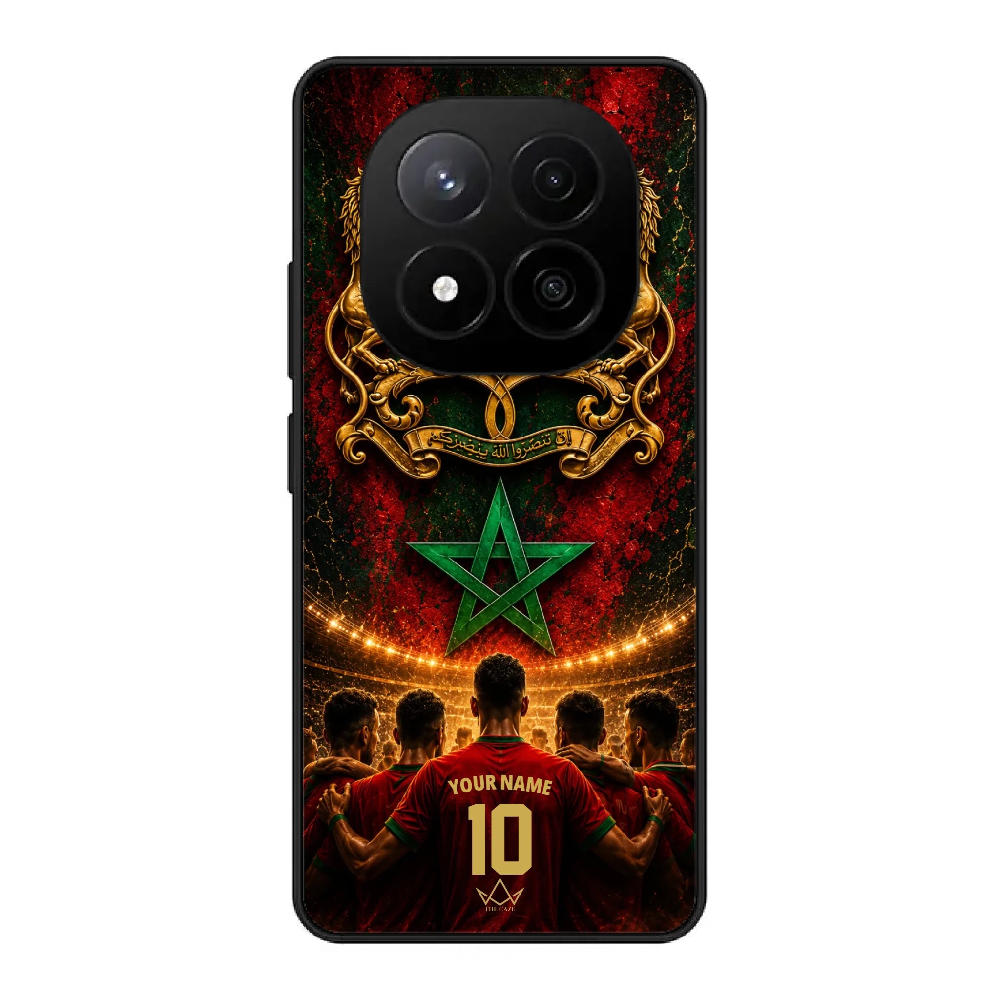 Custom World Cup football phone case Diaspora Pride- Morocco