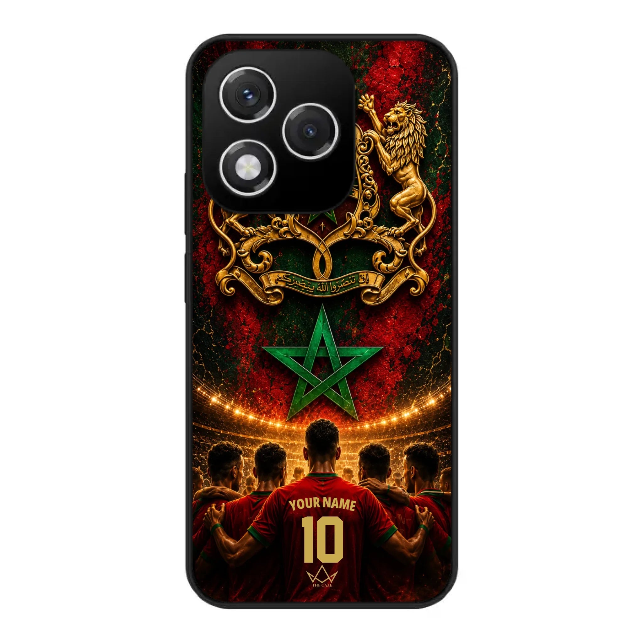Custom World Cup football phone case Diaspora Pride- Morocco
