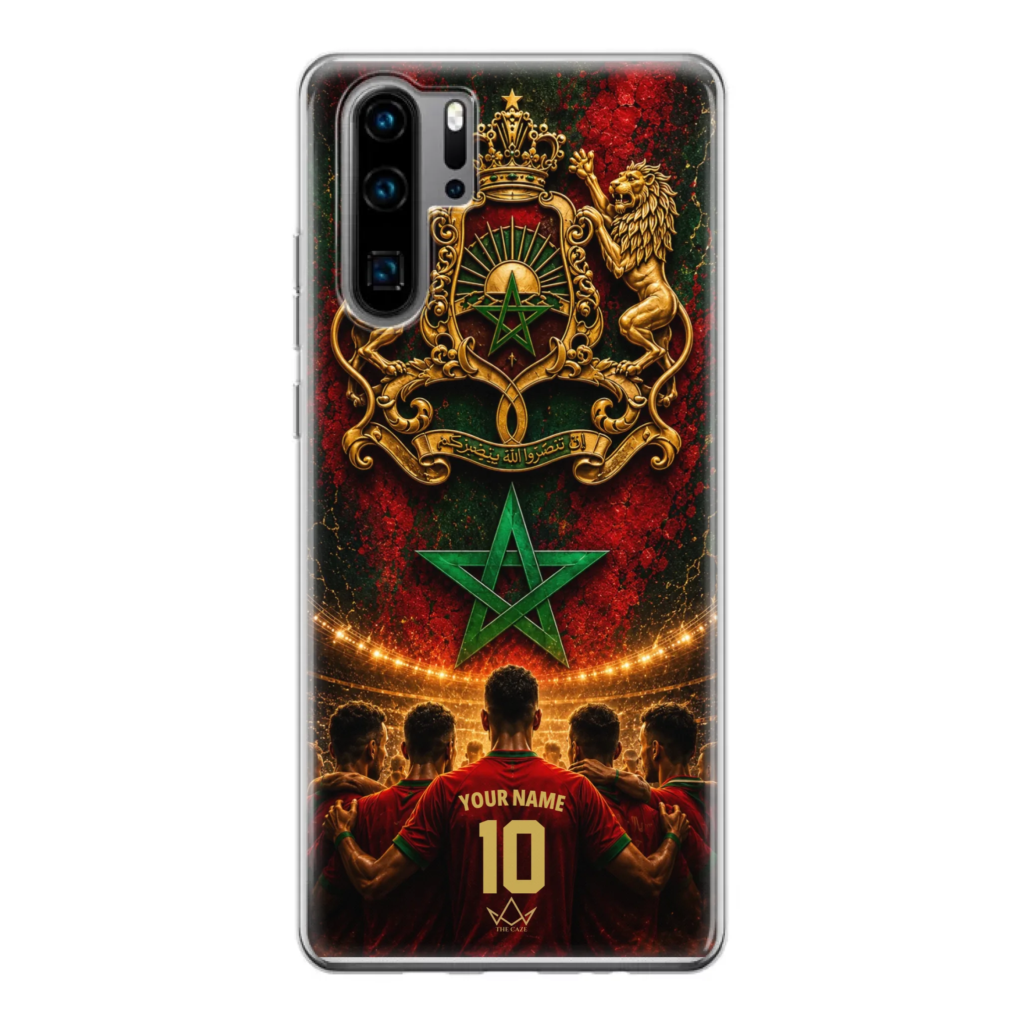 Custom World Cup football phone case Diaspora Pride- Morocco