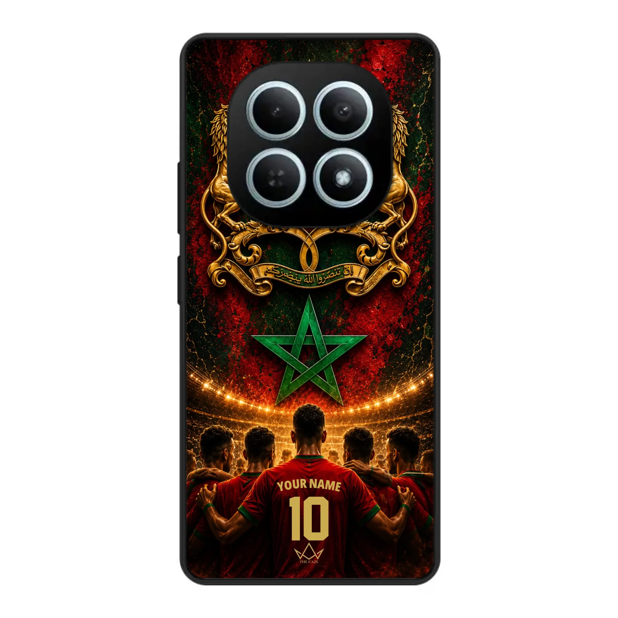 Custom World Cup football phone case Diaspora Pride- Morocco