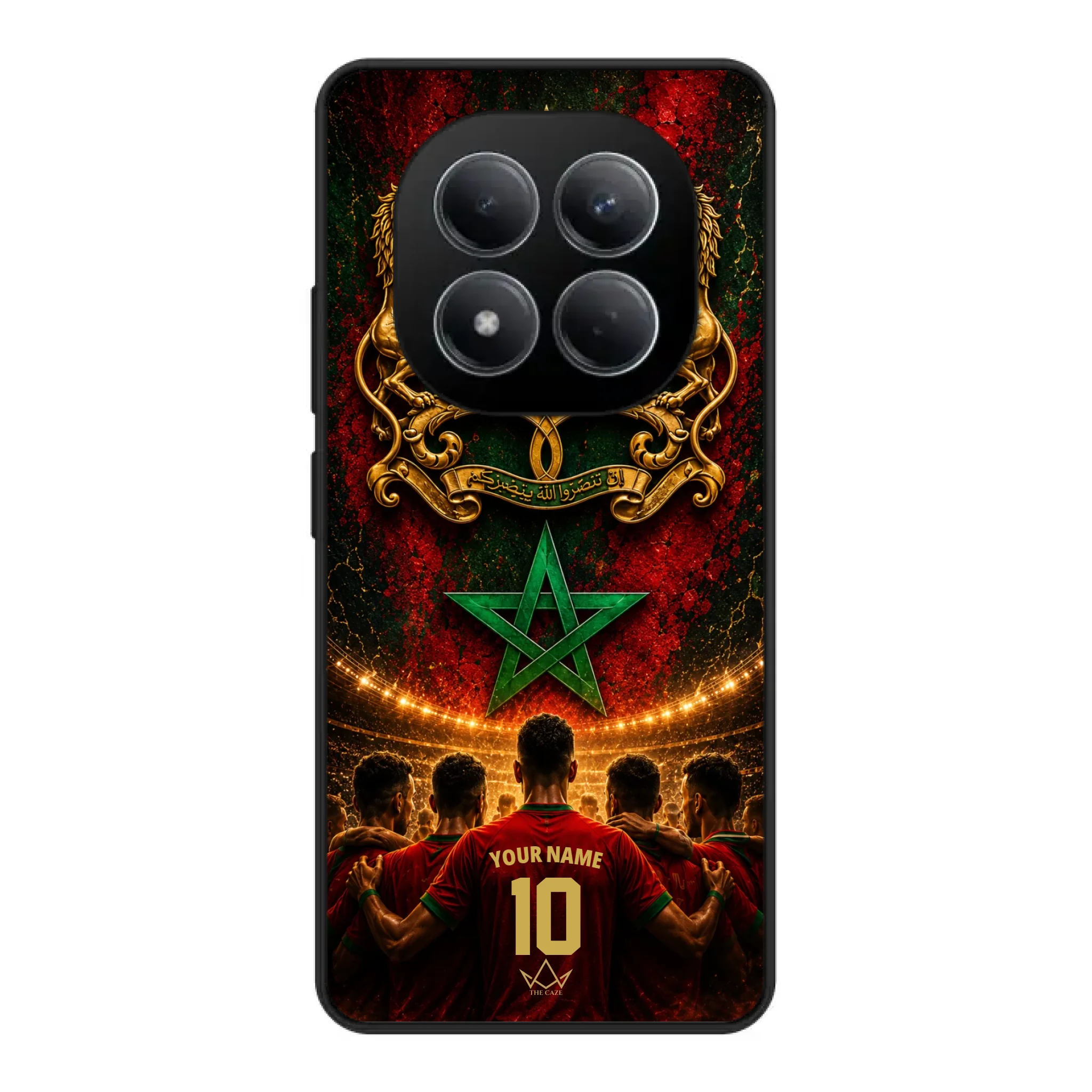 Custom World Cup football phone case Diaspora Pride- Morocco