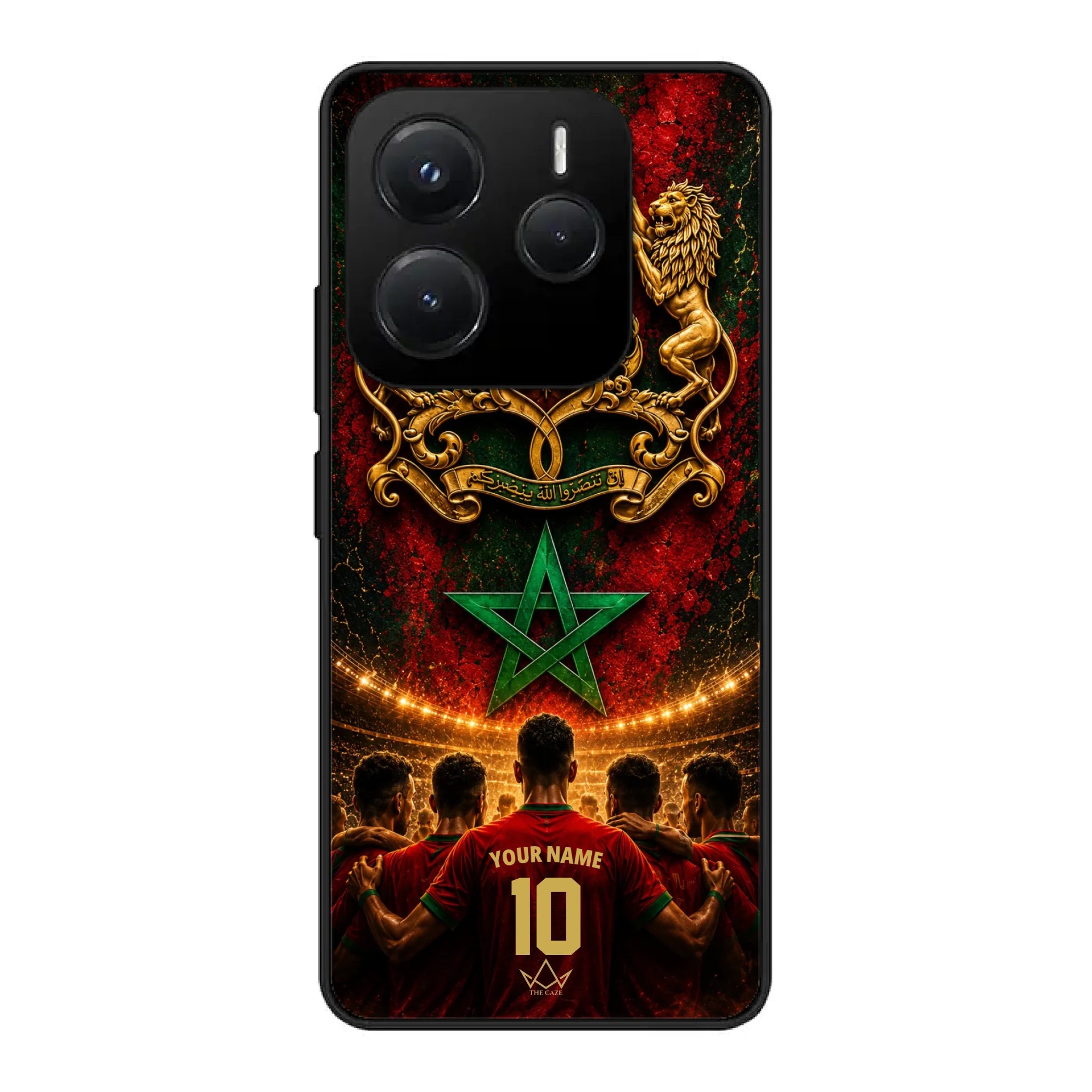 Custom World Cup football phone case Diaspora Pride- Morocco
