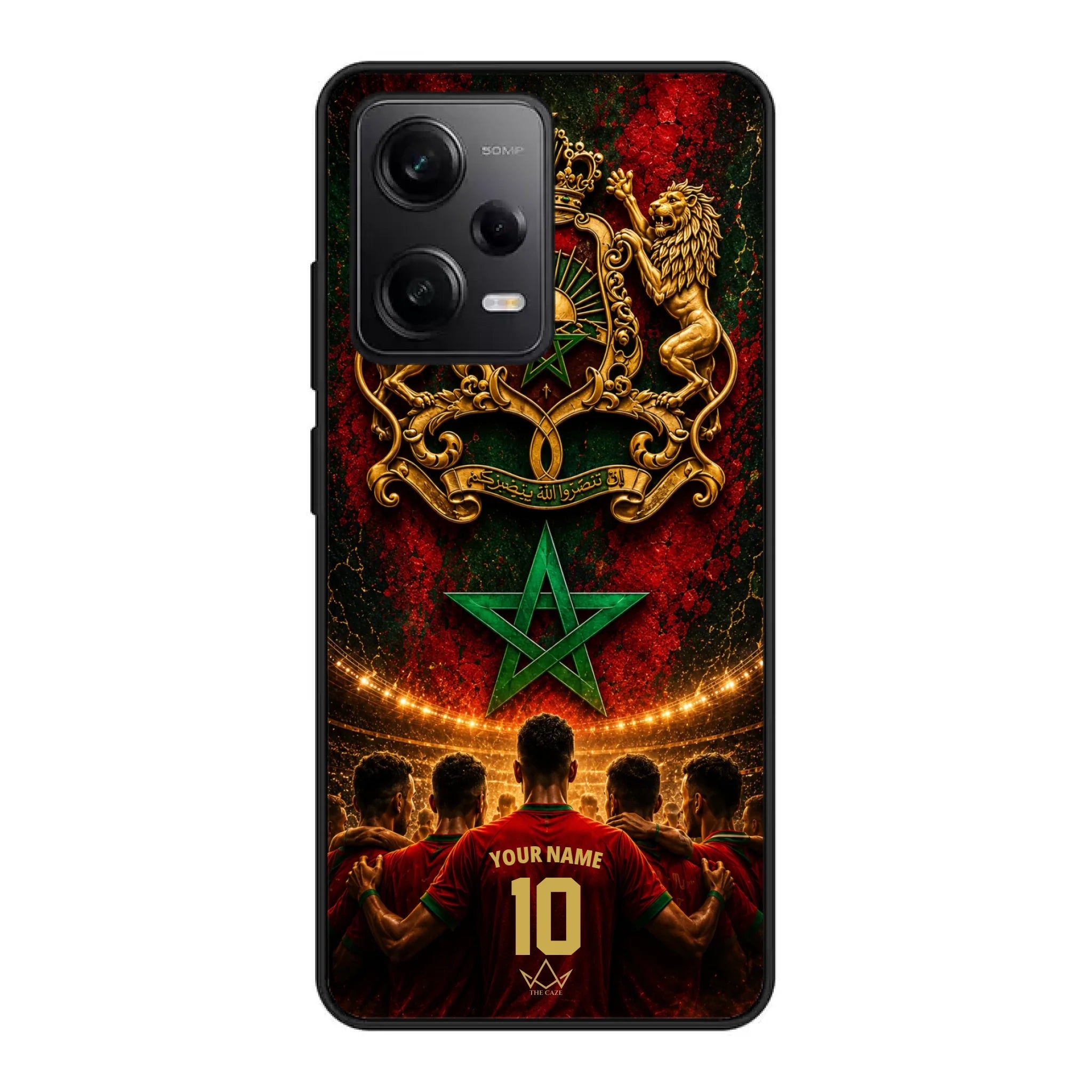Custom World Cup football phone case Diaspora Pride- Morocco