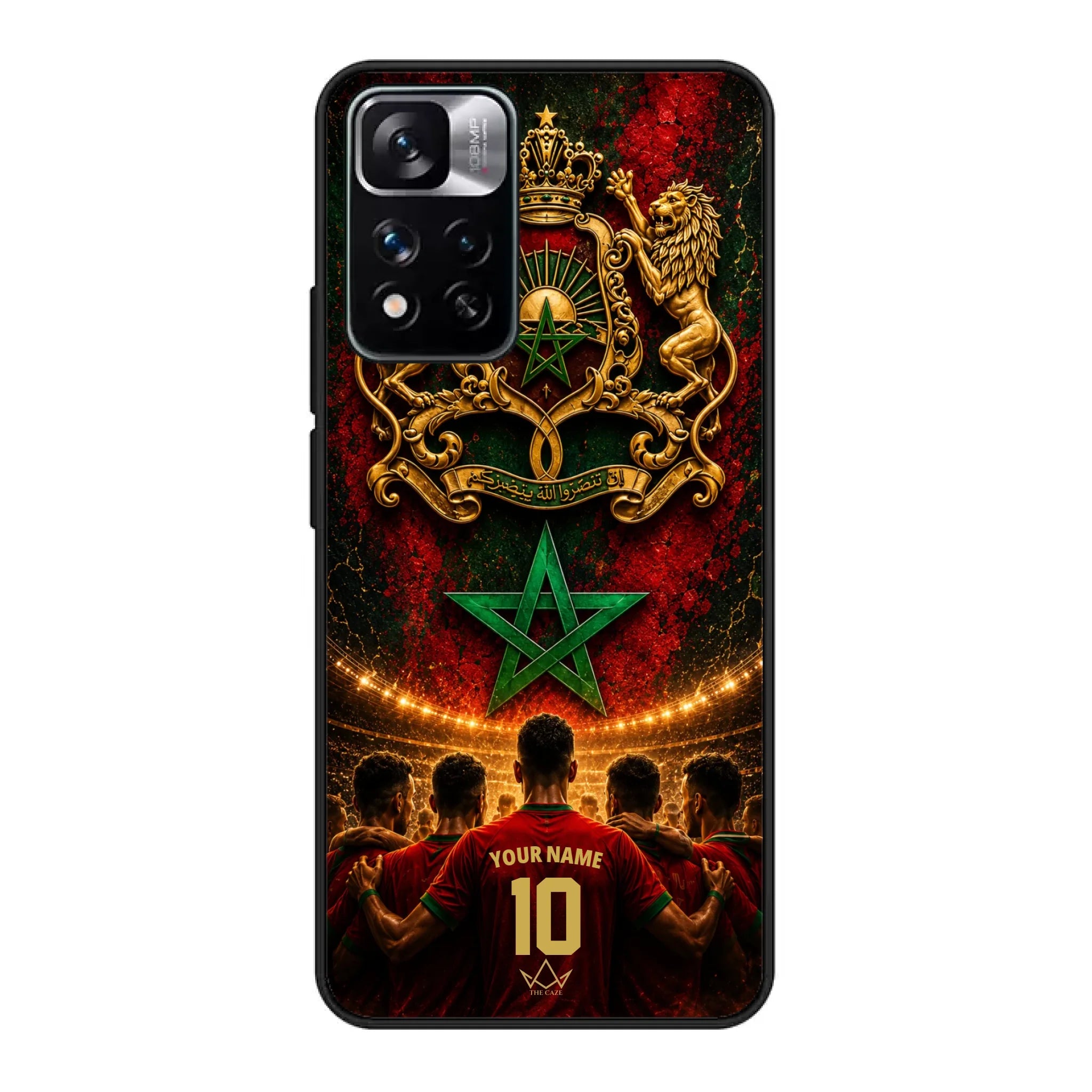 Custom World Cup football phone case Diaspora Pride- Morocco