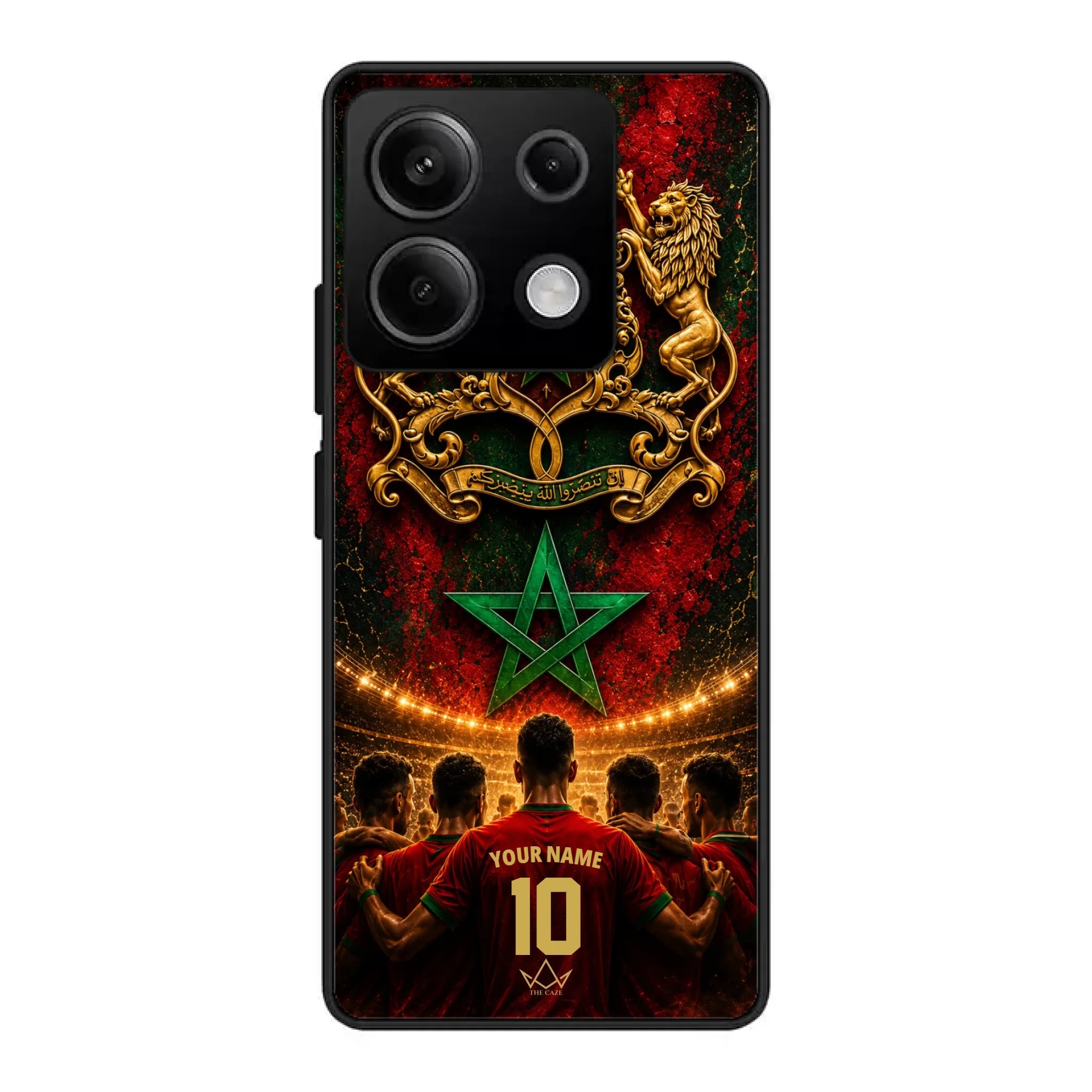 Custom World Cup football phone case Diaspora Pride- Morocco
