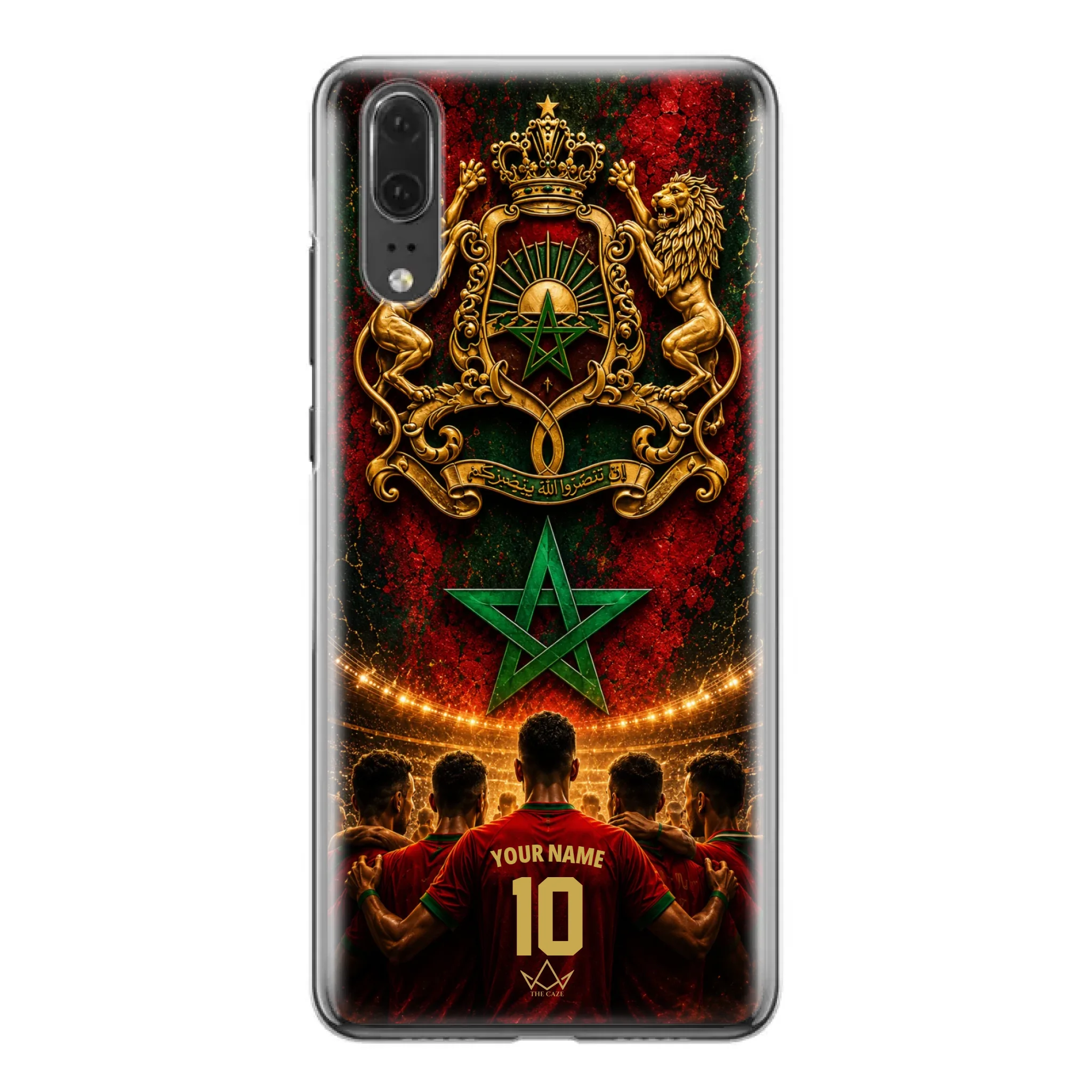 Custom World Cup football phone case Diaspora Pride- Morocco
