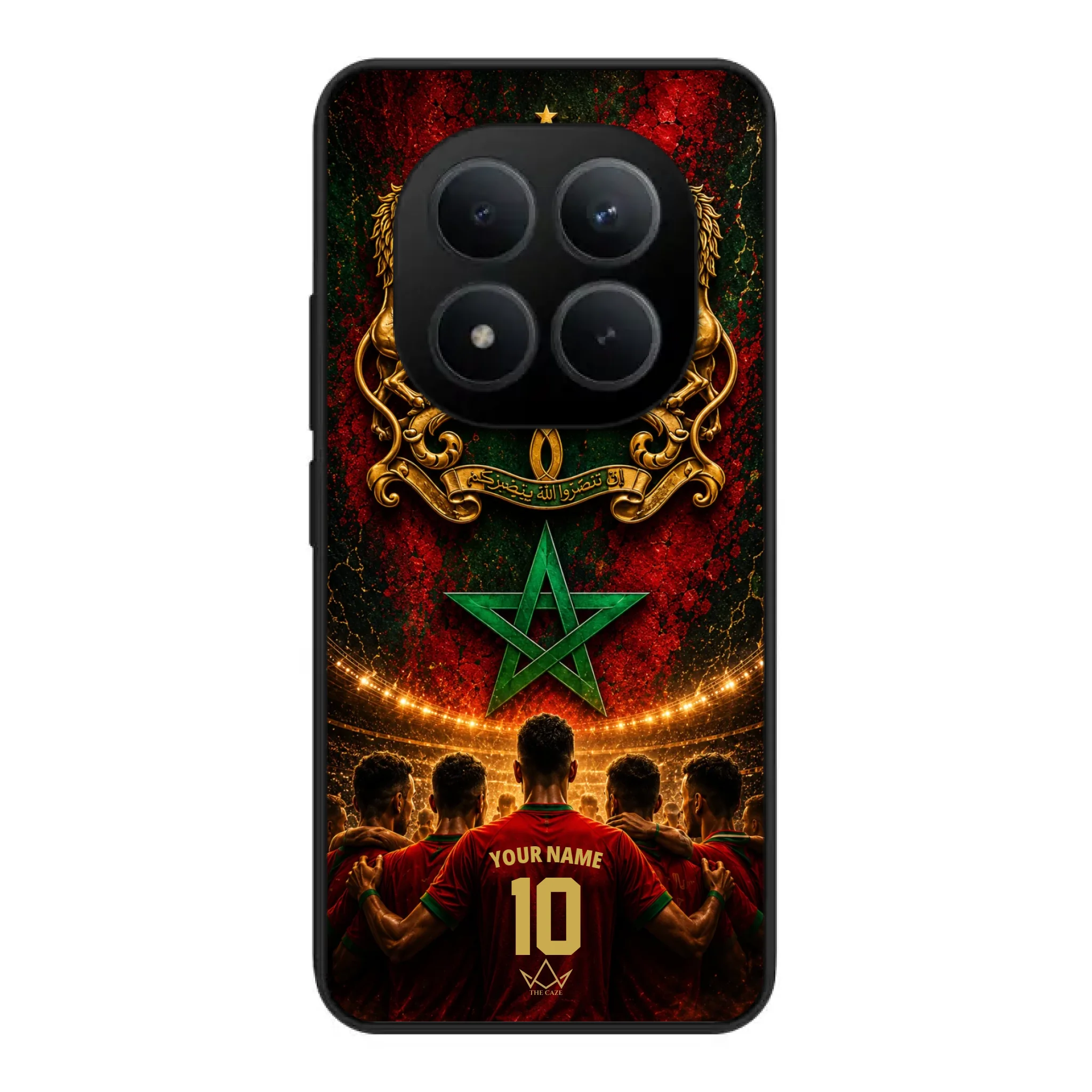 Custom World Cup football phone case Diaspora Pride- Morocco