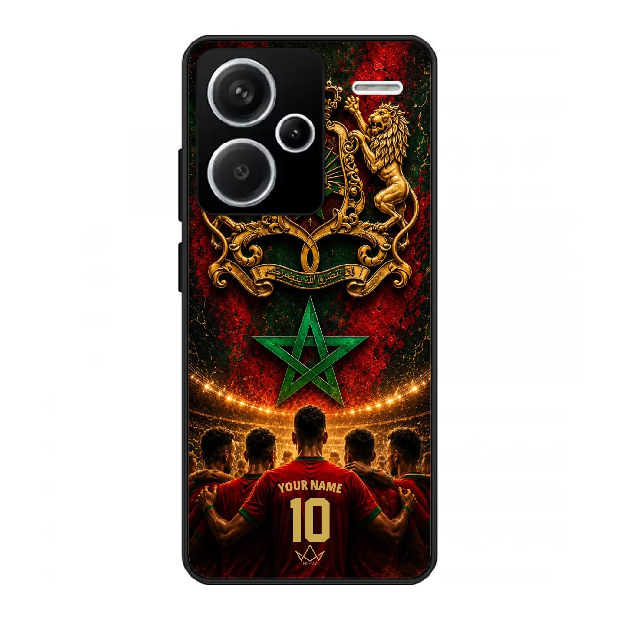Custom World Cup football phone case Diaspora Pride- Morocco