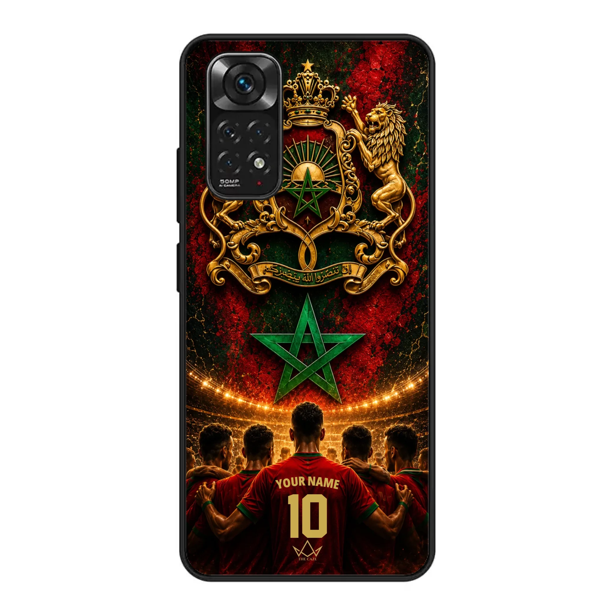 Custom World Cup football phone case Diaspora Pride- Morocco