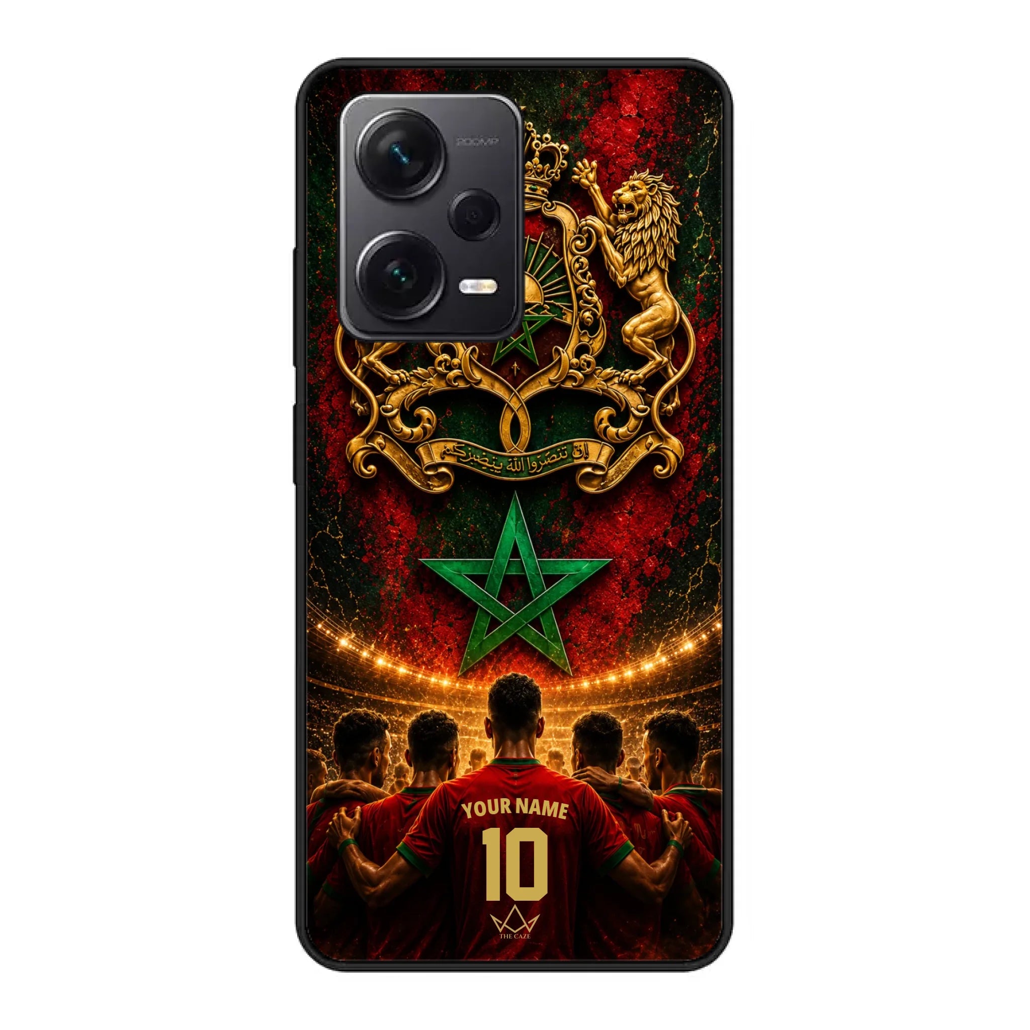 Custom World Cup football phone case Diaspora Pride- Morocco