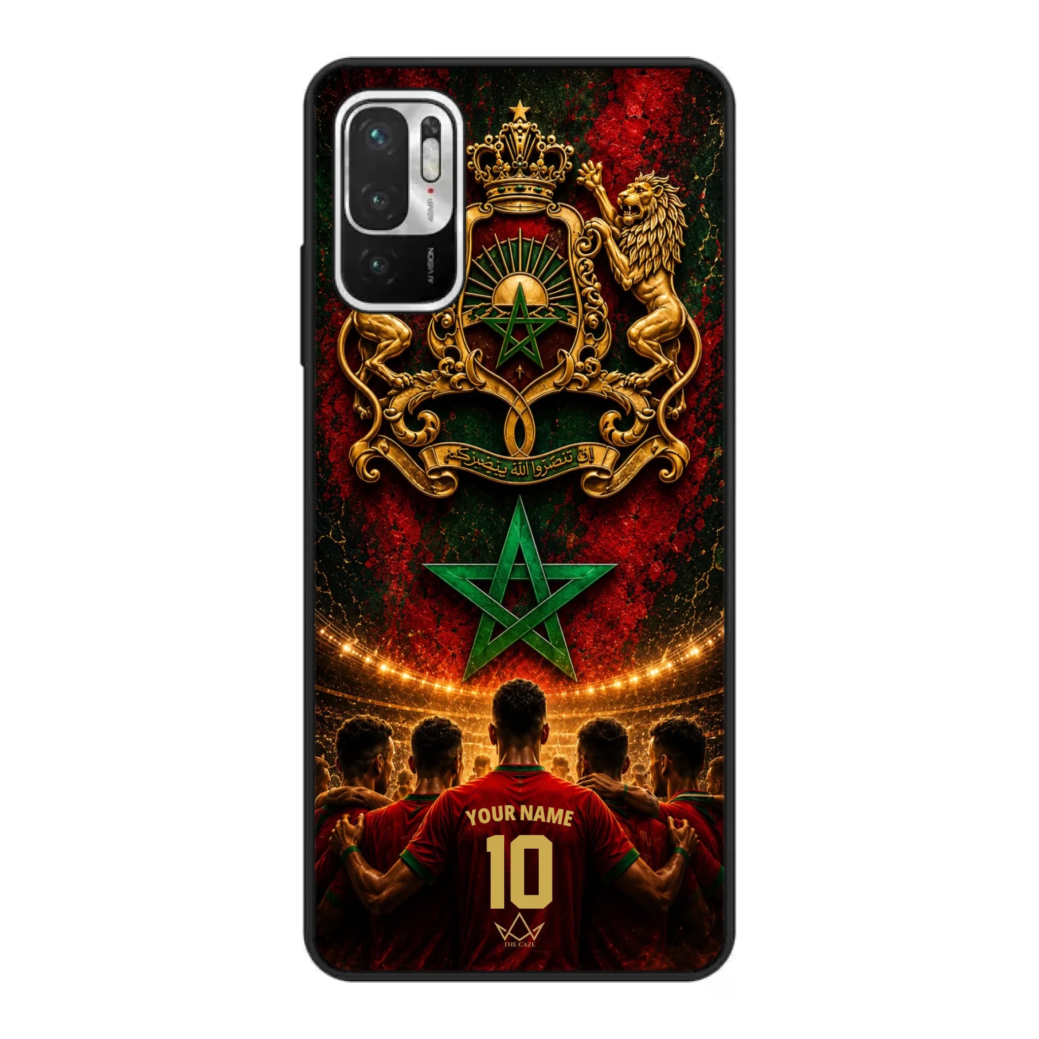 Custom World Cup football phone case Diaspora Pride- Morocco