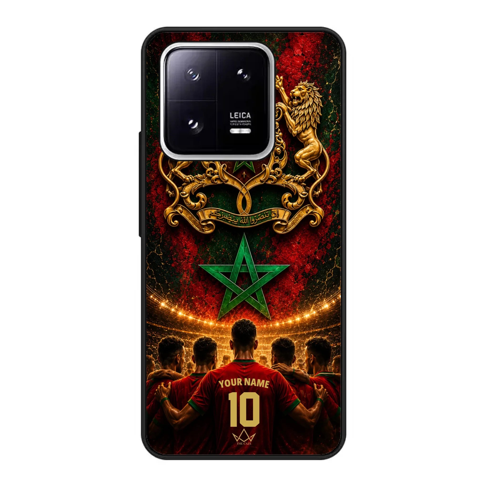 Custom World Cup football phone case Diaspora Pride- Morocco