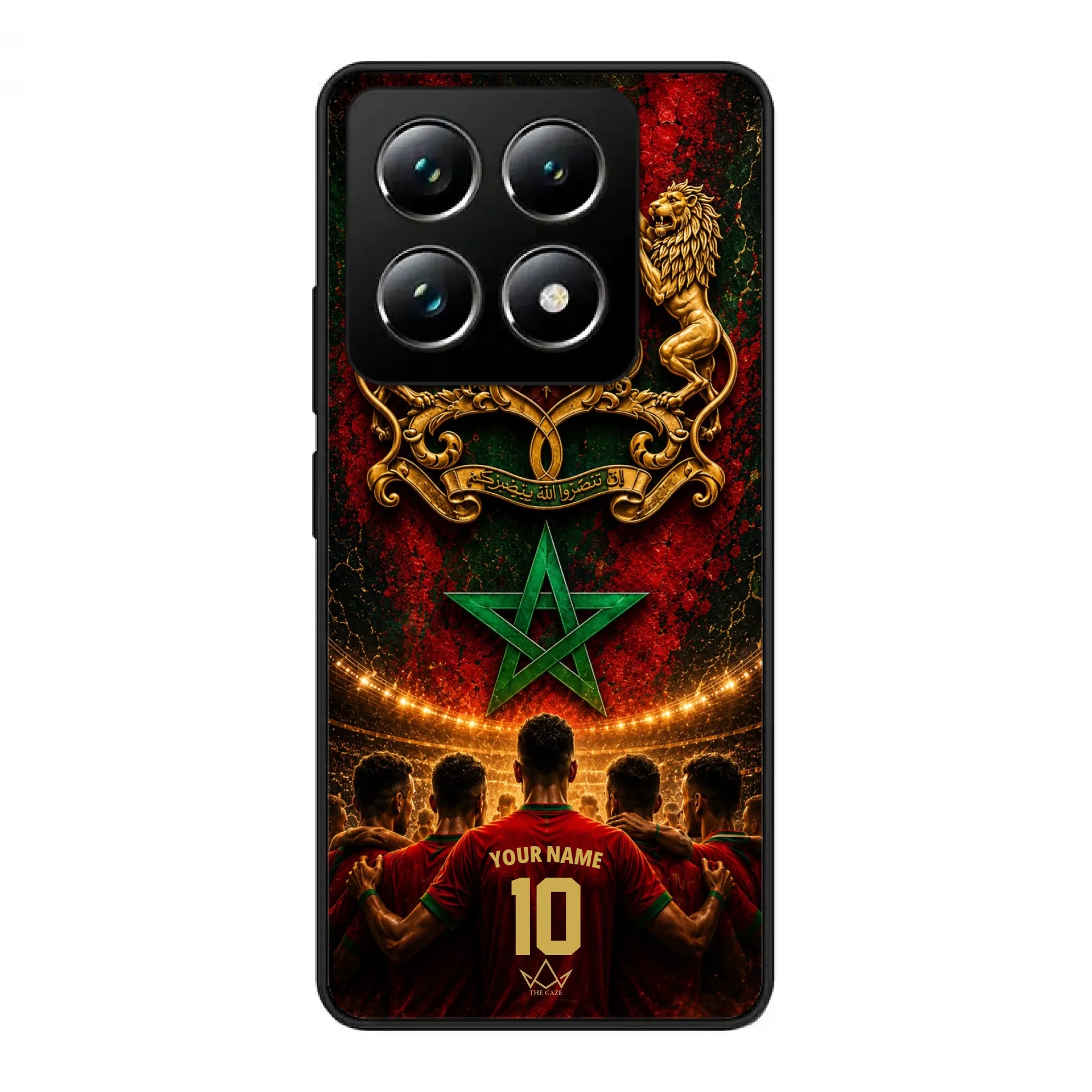 Custom World Cup football phone case Diaspora Pride- Morocco