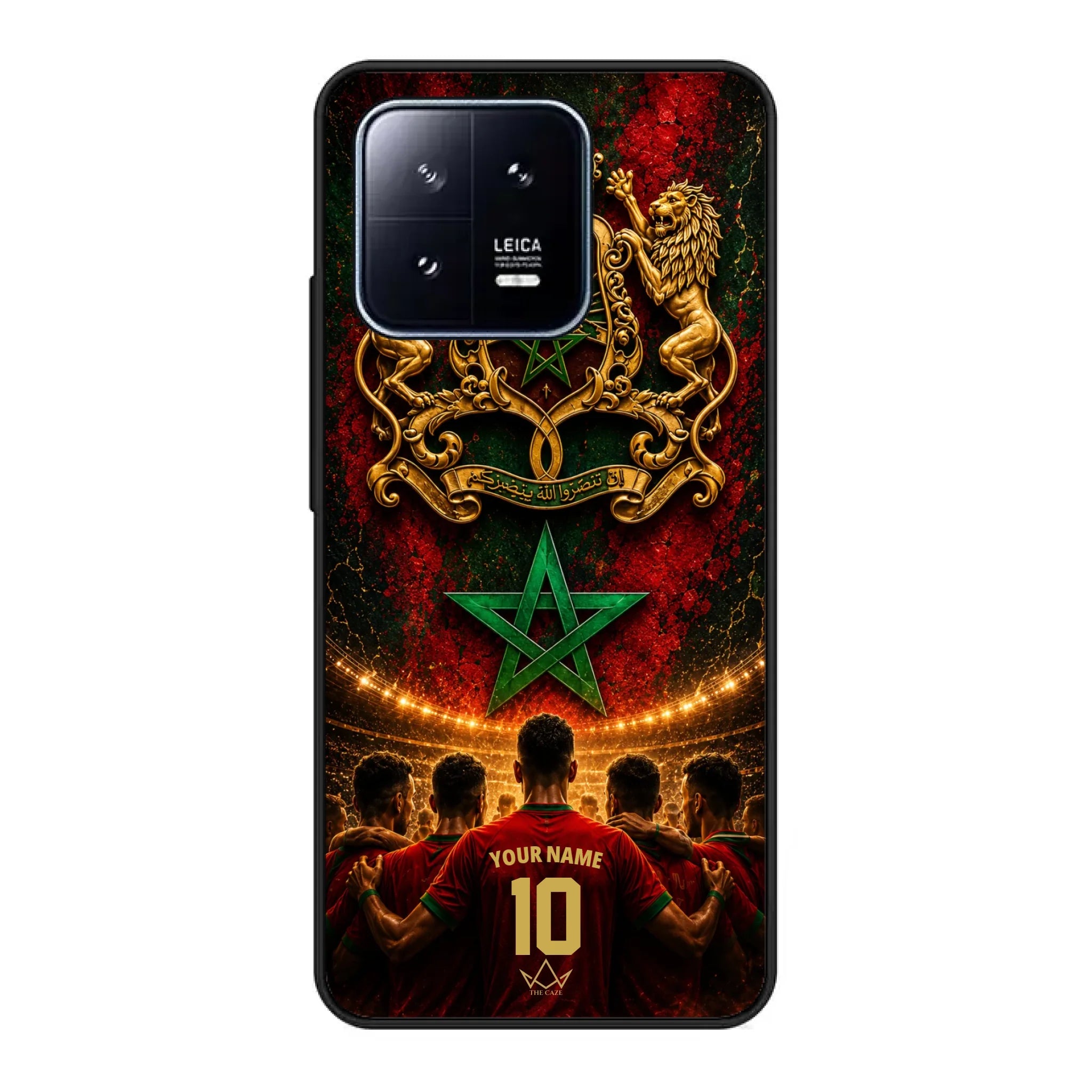 Custom World Cup football phone case Diaspora Pride- Morocco