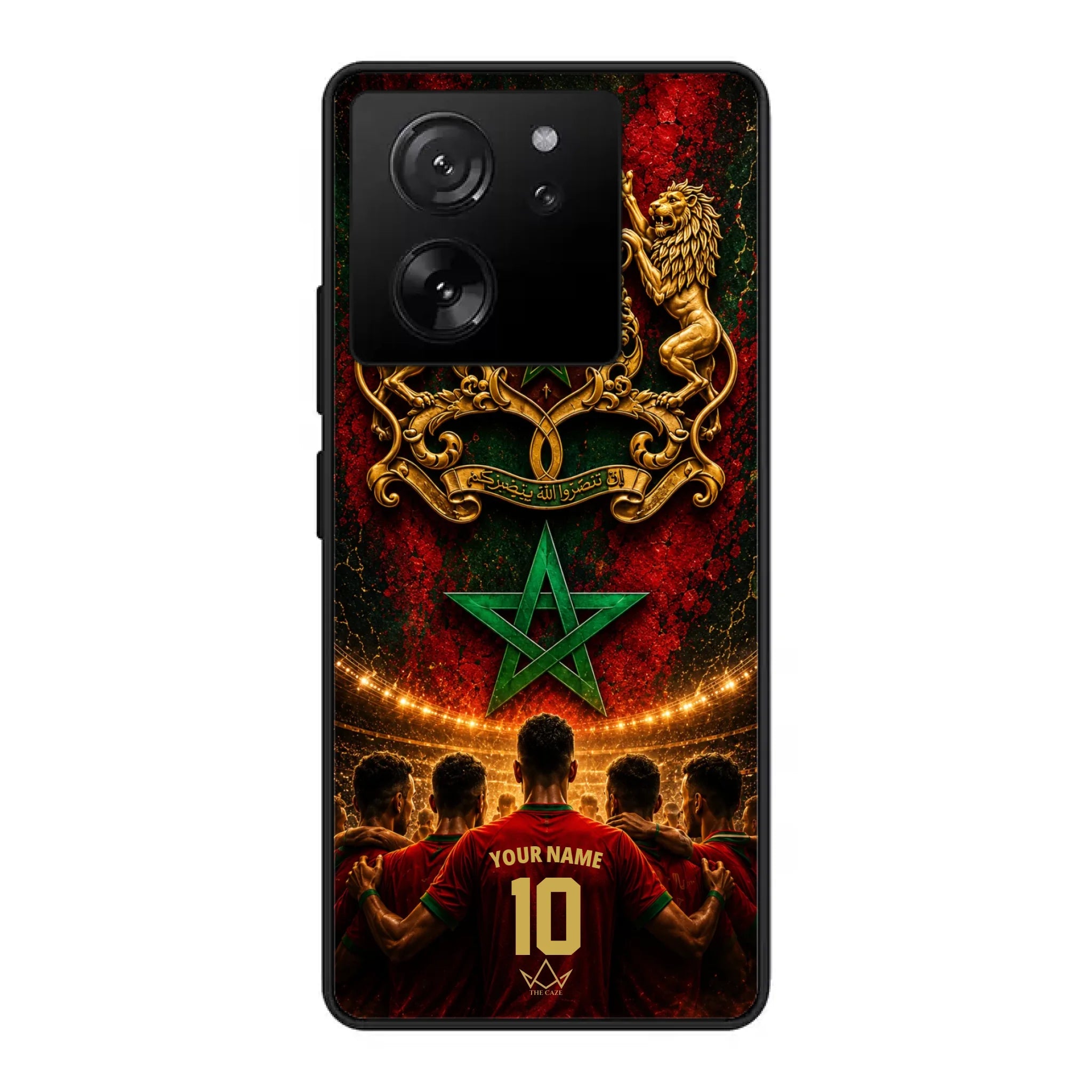 Custom World Cup football phone case Diaspora Pride- Morocco