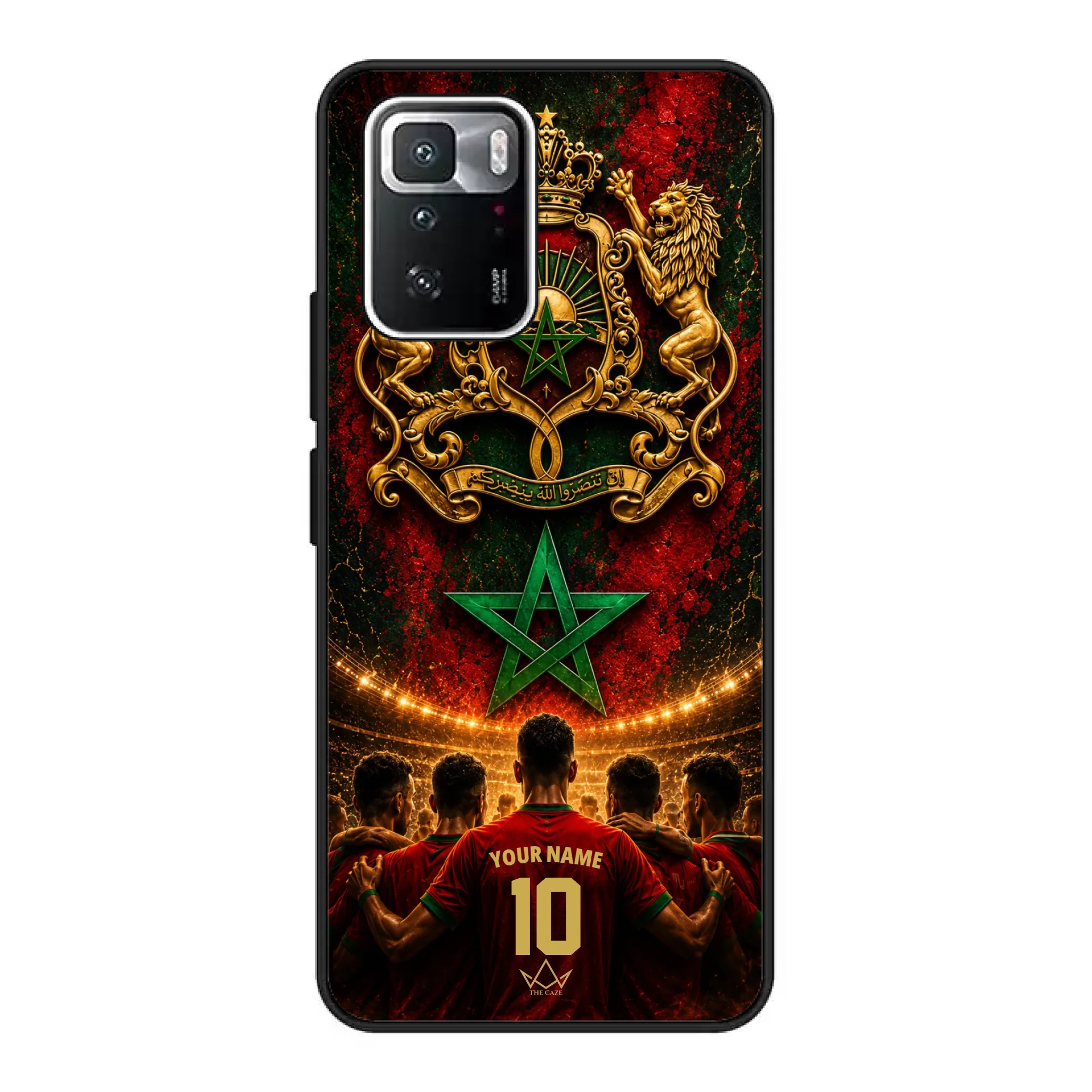 Custom World Cup football phone case Diaspora Pride- Morocco