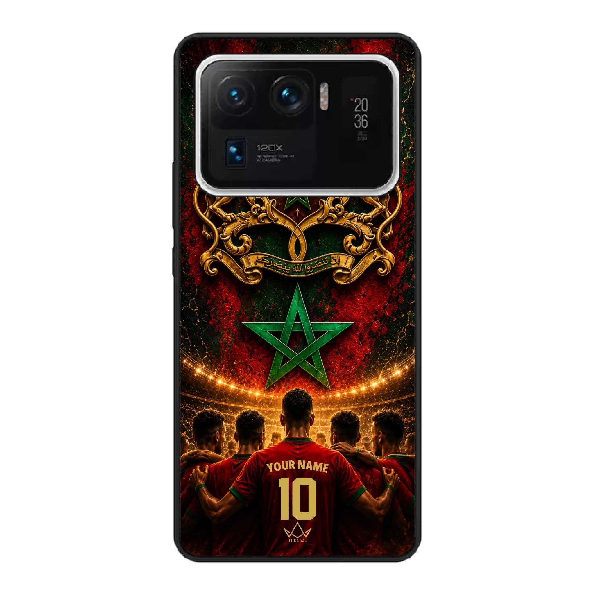 Custom World Cup football phone case Diaspora Pride- Morocco