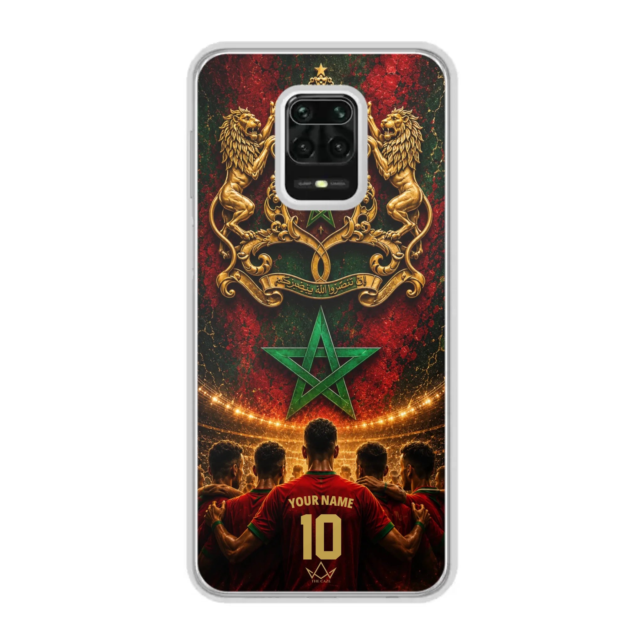 Custom World Cup football phone case Diaspora Pride- Morocco