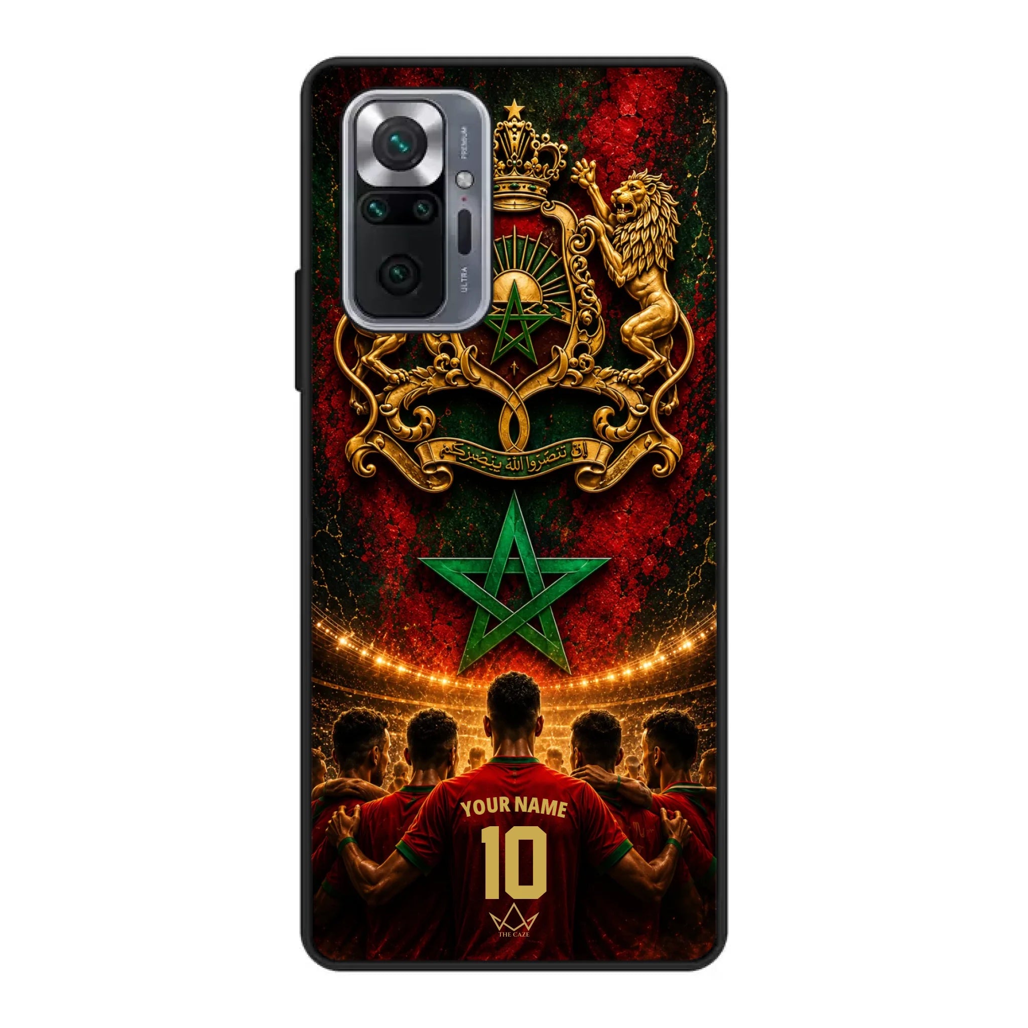 Custom World Cup football phone case Diaspora Pride- Morocco