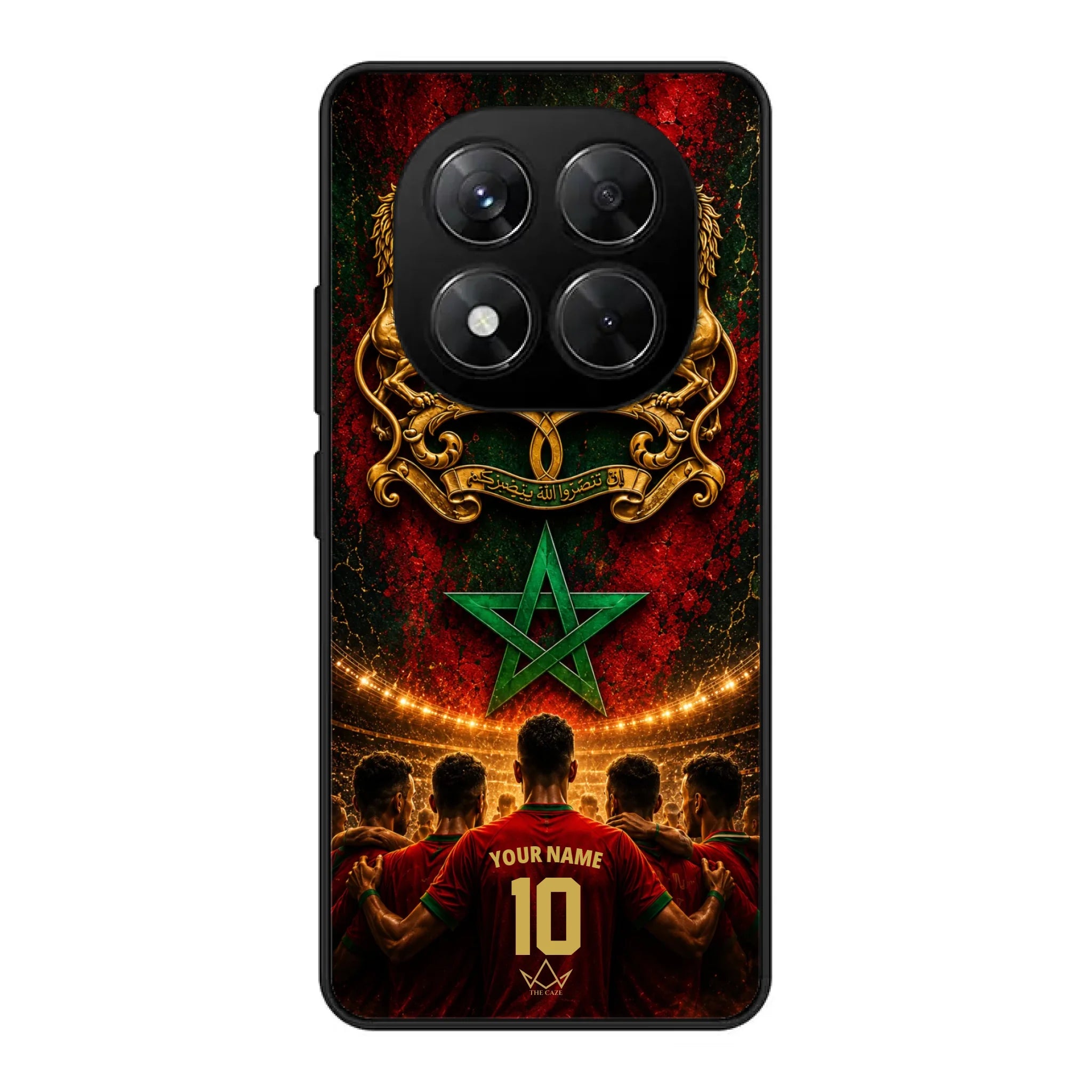 Custom World Cup football phone case Diaspora Pride- Morocco