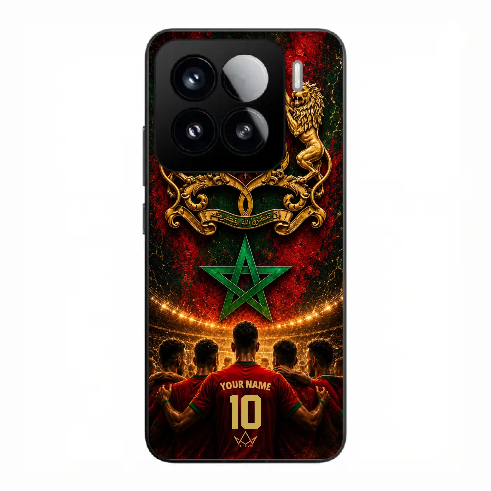 Custom World Cup football phone case Diaspora Pride- Morocco