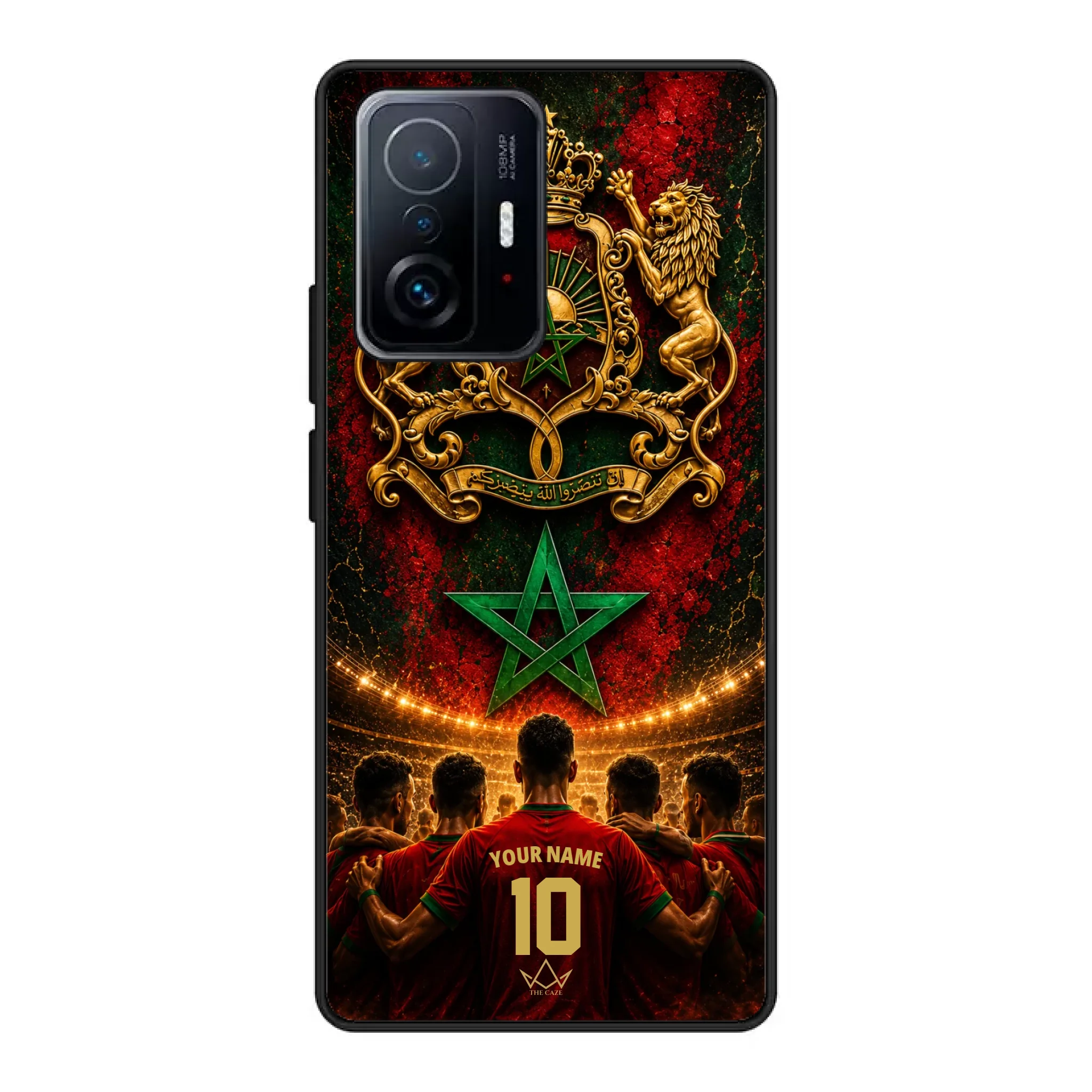 Custom World Cup football phone case Diaspora Pride- Morocco