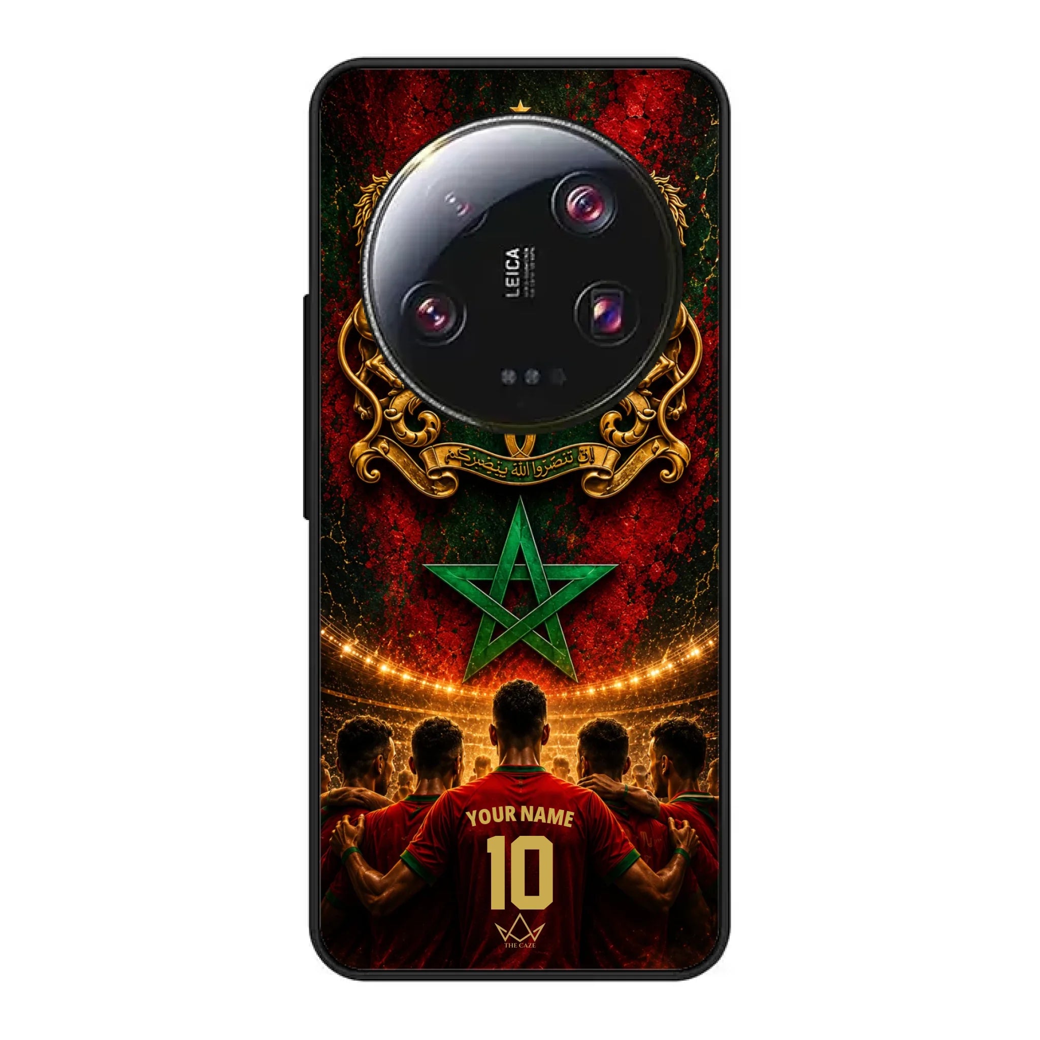 Custom World Cup football phone case Diaspora Pride- Morocco