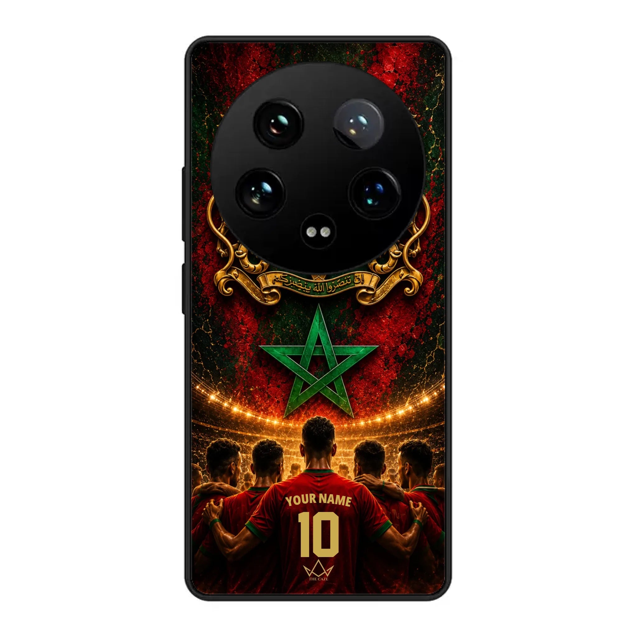 Custom World Cup football phone case Diaspora Pride- Morocco