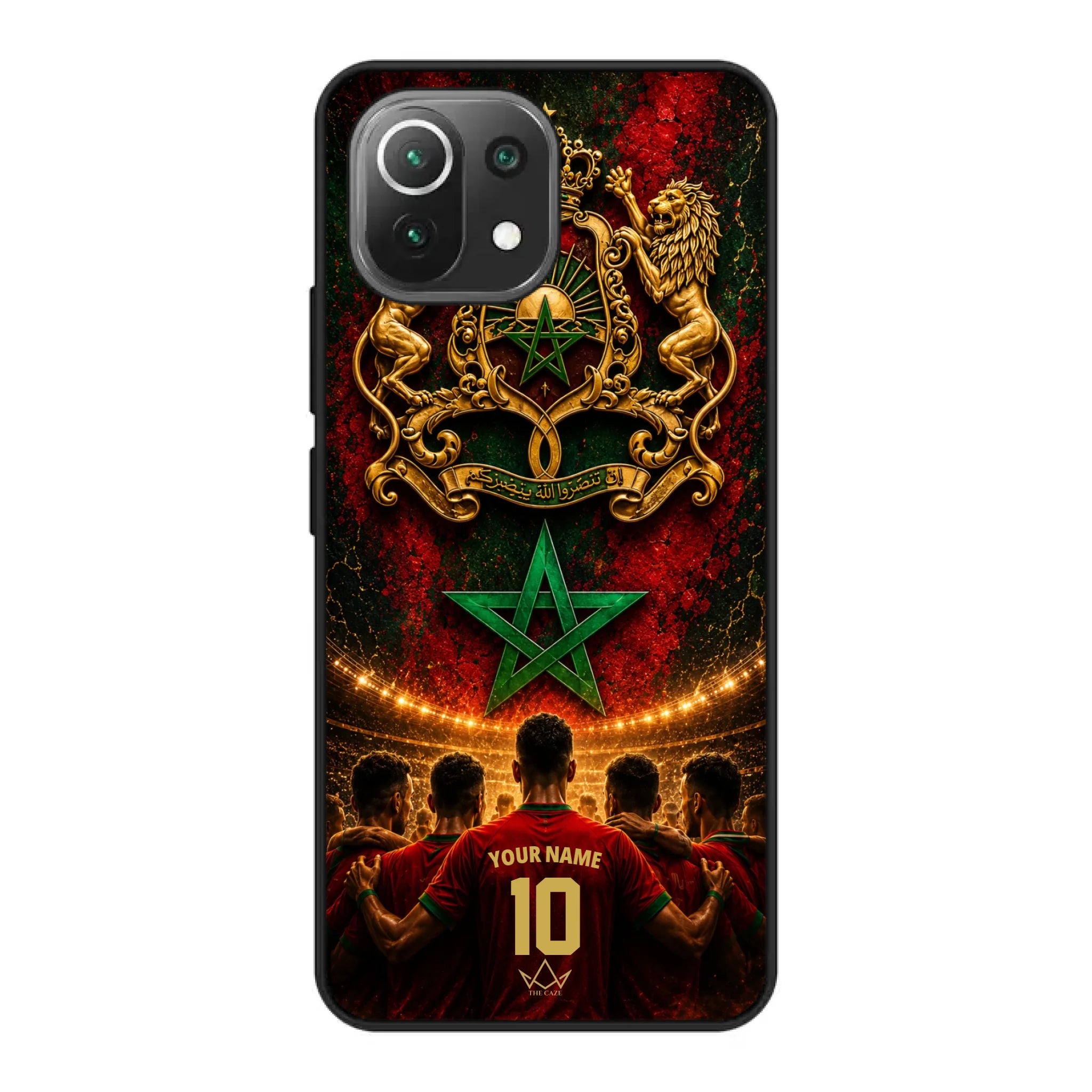 Custom World Cup football phone case Diaspora Pride- Morocco