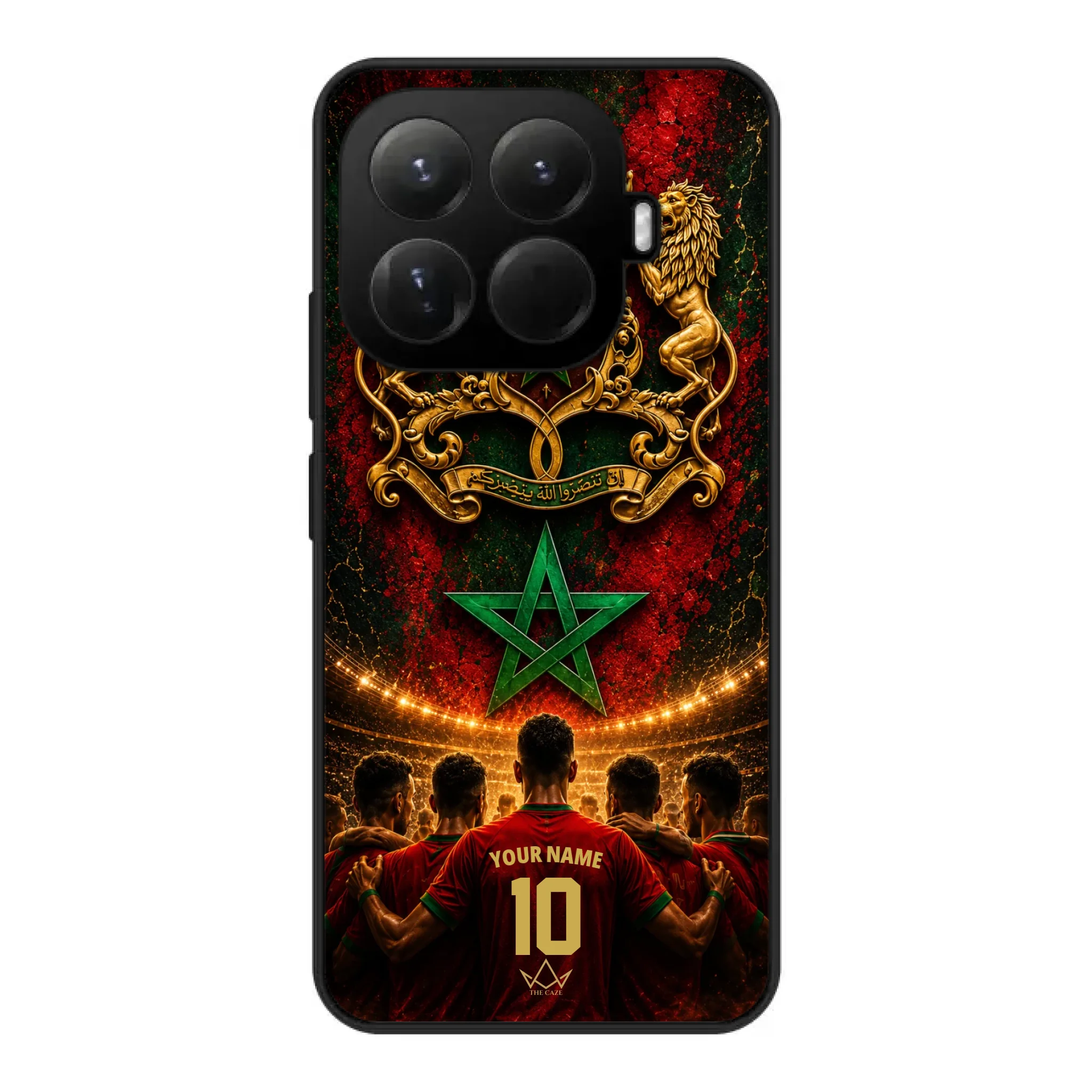 Custom World Cup football phone case Diaspora Pride- Morocco
