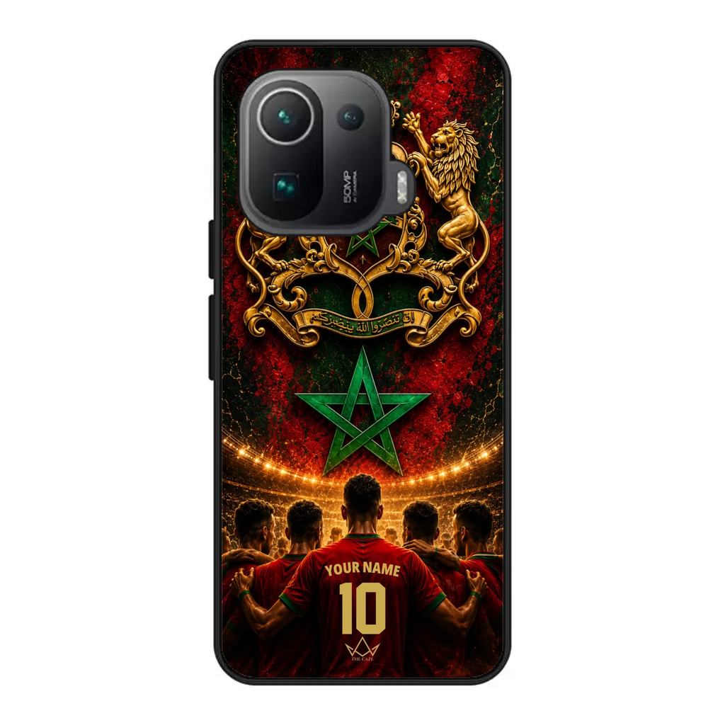 Custom World Cup football phone case Diaspora Pride- Morocco