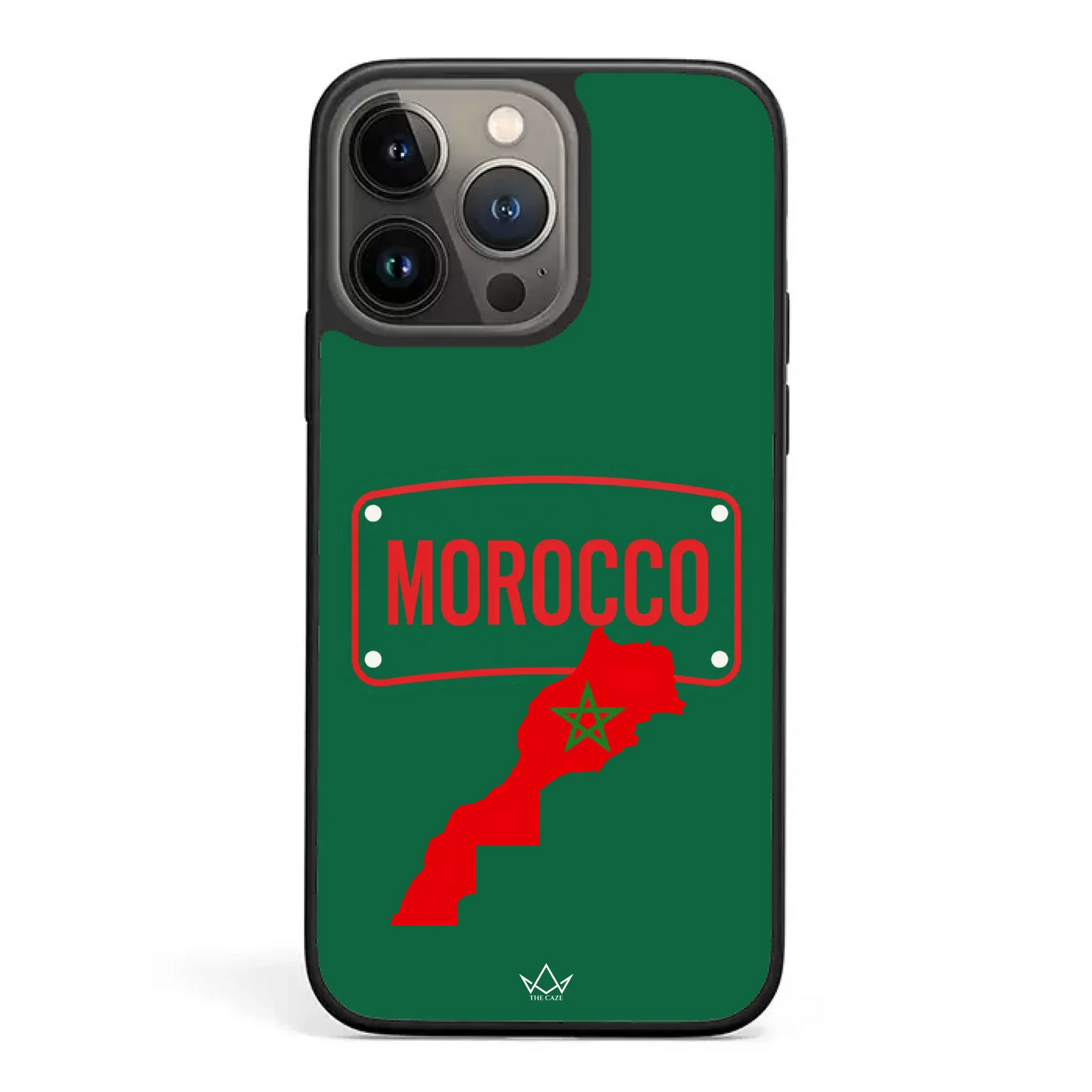 Funda de teléfono de fútbol del Mundial Mapa - Marruecos